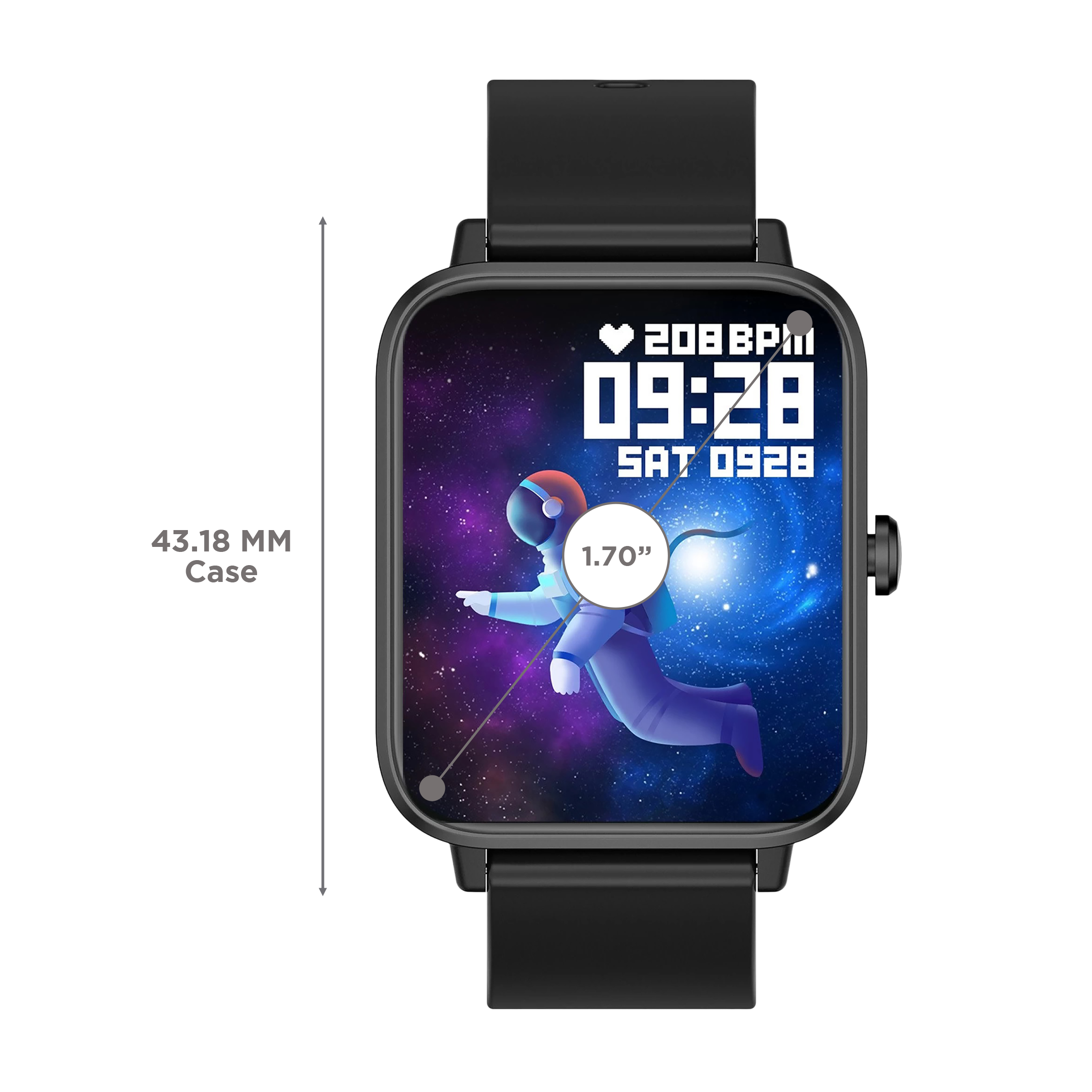 in base Urban PRO 2 Smartwatch with Bluetooth Calling (43.18mm IPS TFT Display, IPX67 Water Resistant, Black Strap)_3