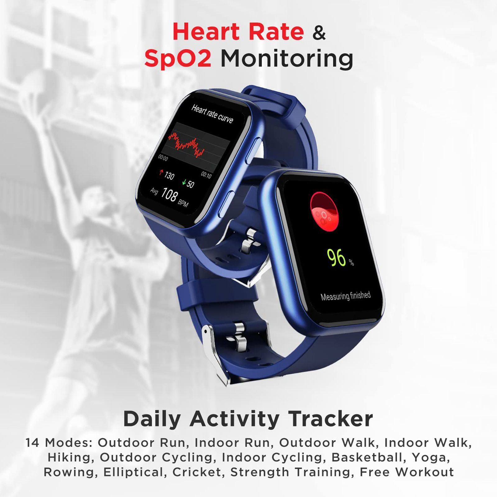 boAt Blaze Smartwatch with Activity Tracker (44.4mm with HD Display, Water Resistant, Deep Blue Strap) boAt Blaze Smartwatch with Activity Tracker (44.4mm with HD Display, Water Resistant, Deep Blue Strap)_5