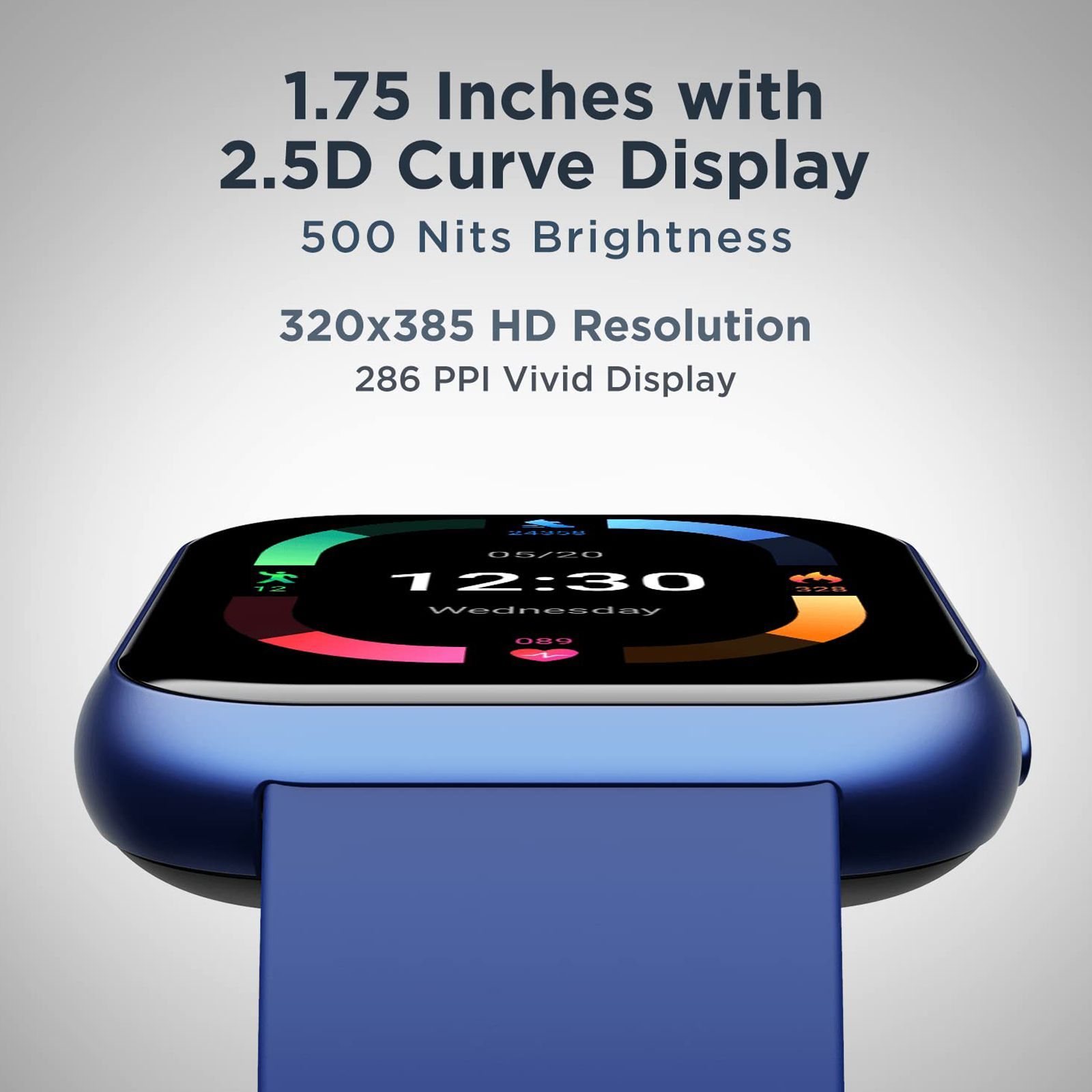 boAt Blaze Smartwatch with Activity Tracker (44.4mm with HD Display, Water Resistant, Deep Blue Strap) boAt Blaze Smartwatch with Activity Tracker (44.4mm with HD Display, Water Resistant, Deep Blue Strap)_7