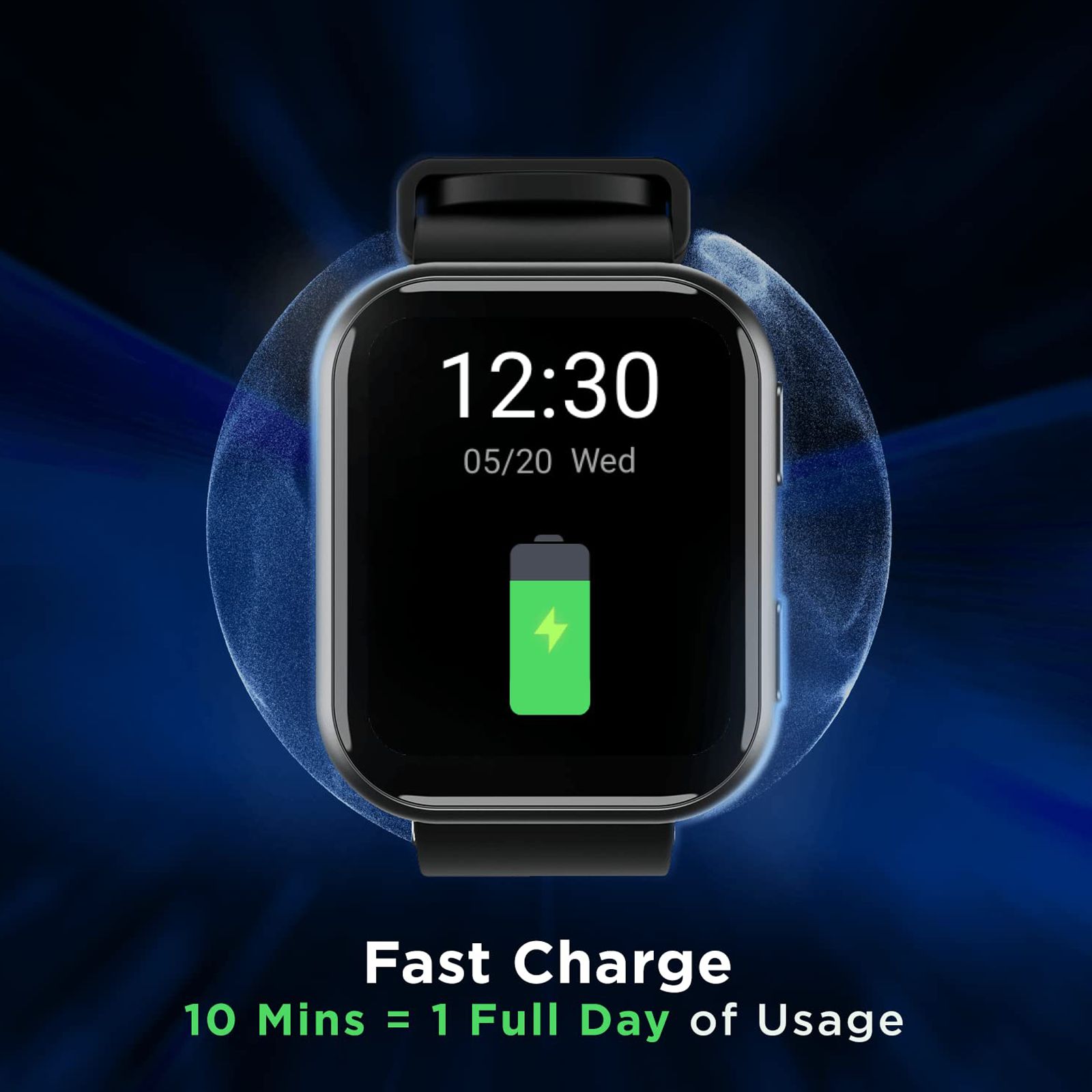 boAt Blaze Smartwatch with Activity Tracker (44.5mm HD Display, 3ATM Water Resistant, Active Black Strap) boAt Blaze Smartwatch with Activity Tracker (44.5mm HD Display, 3ATM Water Resistant, Active Black Strap)_8