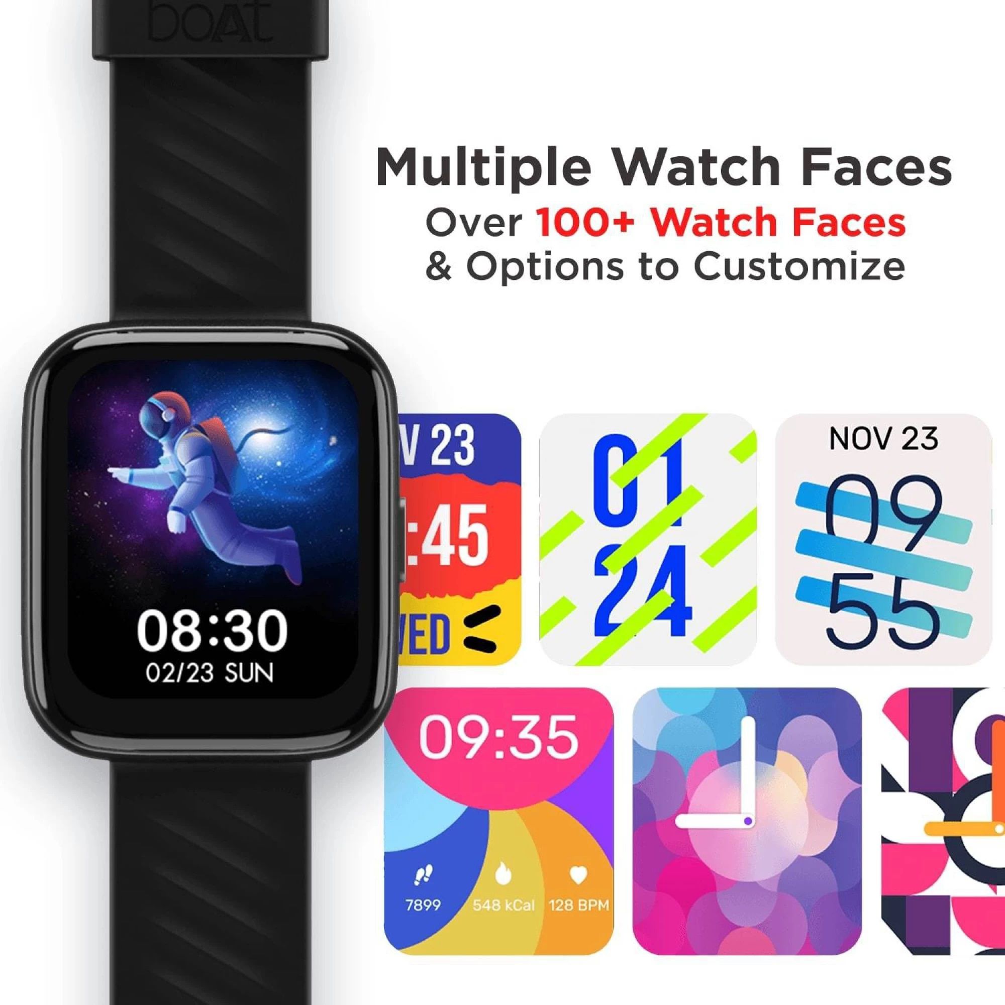 boAt Wave Pro Smartwatch with Health Monitoring (42.9mm HD Display, IP67 Sweat, Splash and Dust Resistant, Active Black Strap) boAt Wave Pro Smartwatch with Health Monitoring (42.9mm HD Display, IP67 Sweat, Splash and Dust Resistant, Active Black Strap)_7