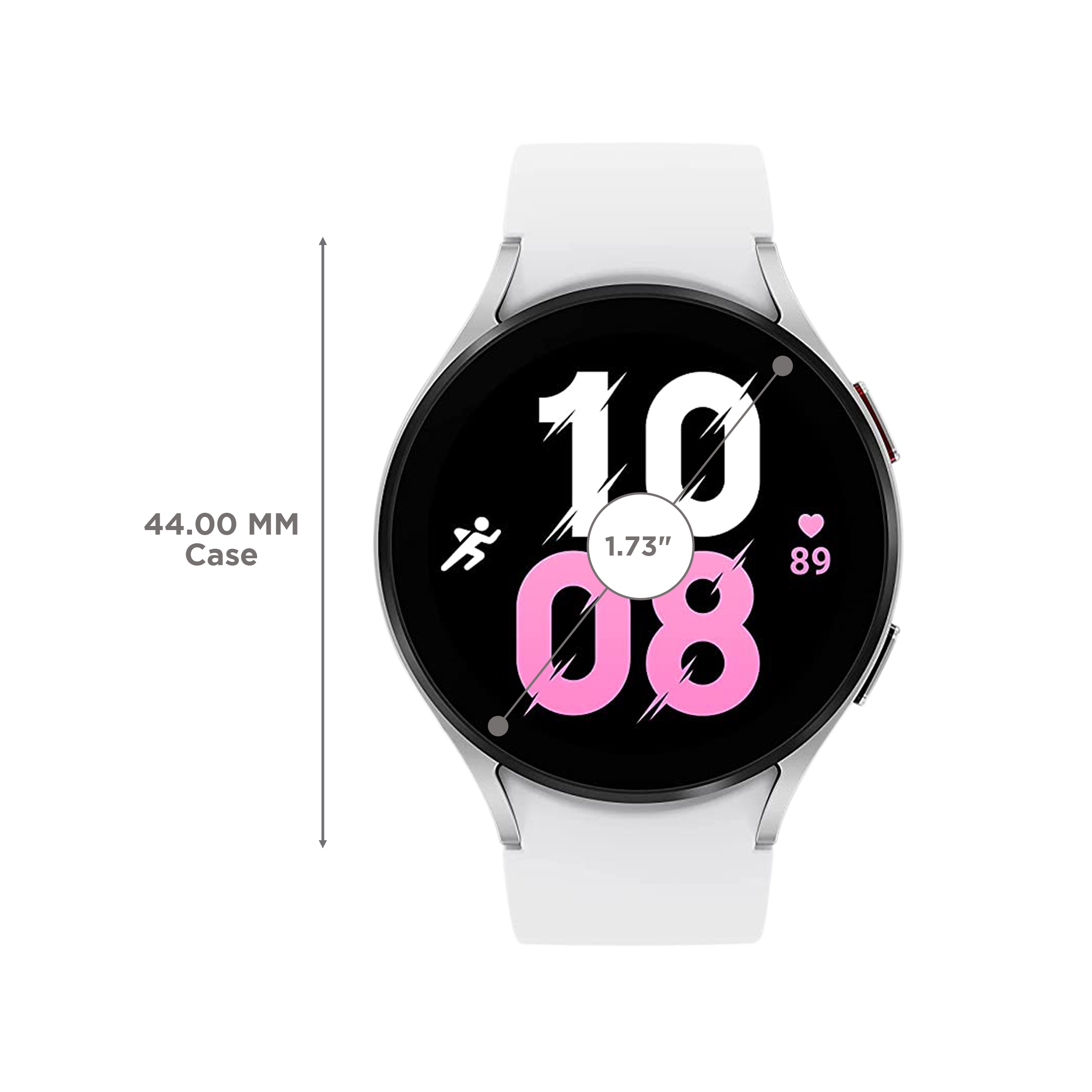 SAMSUNG Galaxy Watch5 GPS+Wi-Fi+Bluetooth Wear OS Smartwatch (44mm Super AMOLED Display, Water Resistant, White Strap) SAMSUNG Galaxy Watch5 GPS+Wi-Fi+Bluetooth Wear OS Smartwatch (44mm Super AMOLED Display, Water Resistant, White Strap)_3