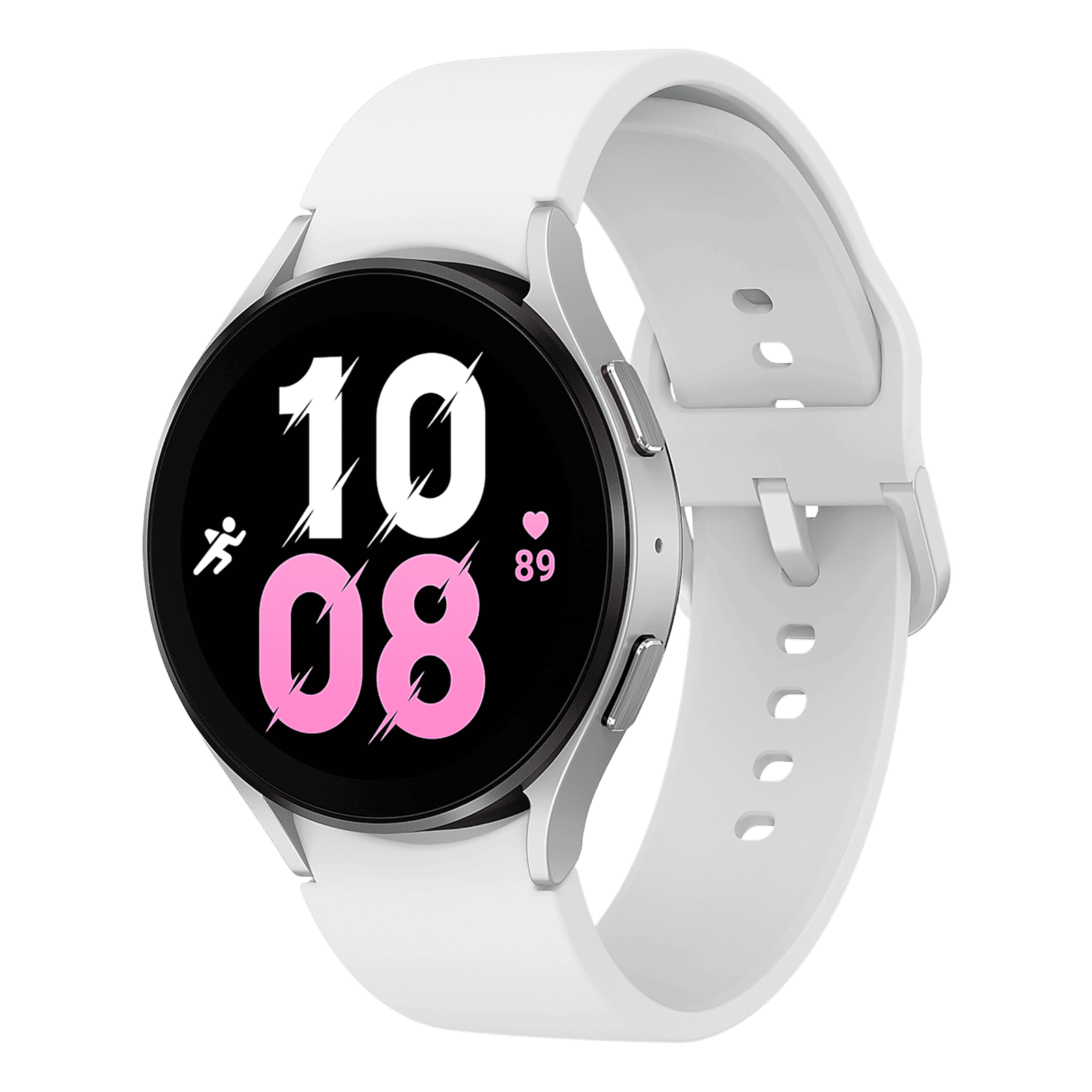 SAMSUNG Galaxy Watch5 GPS+Wi-Fi+4G SIM+Bluetooth Wear OS Smartwatch (44mm Super AMOLED Display, Water Resistant, Silver Strap)_4