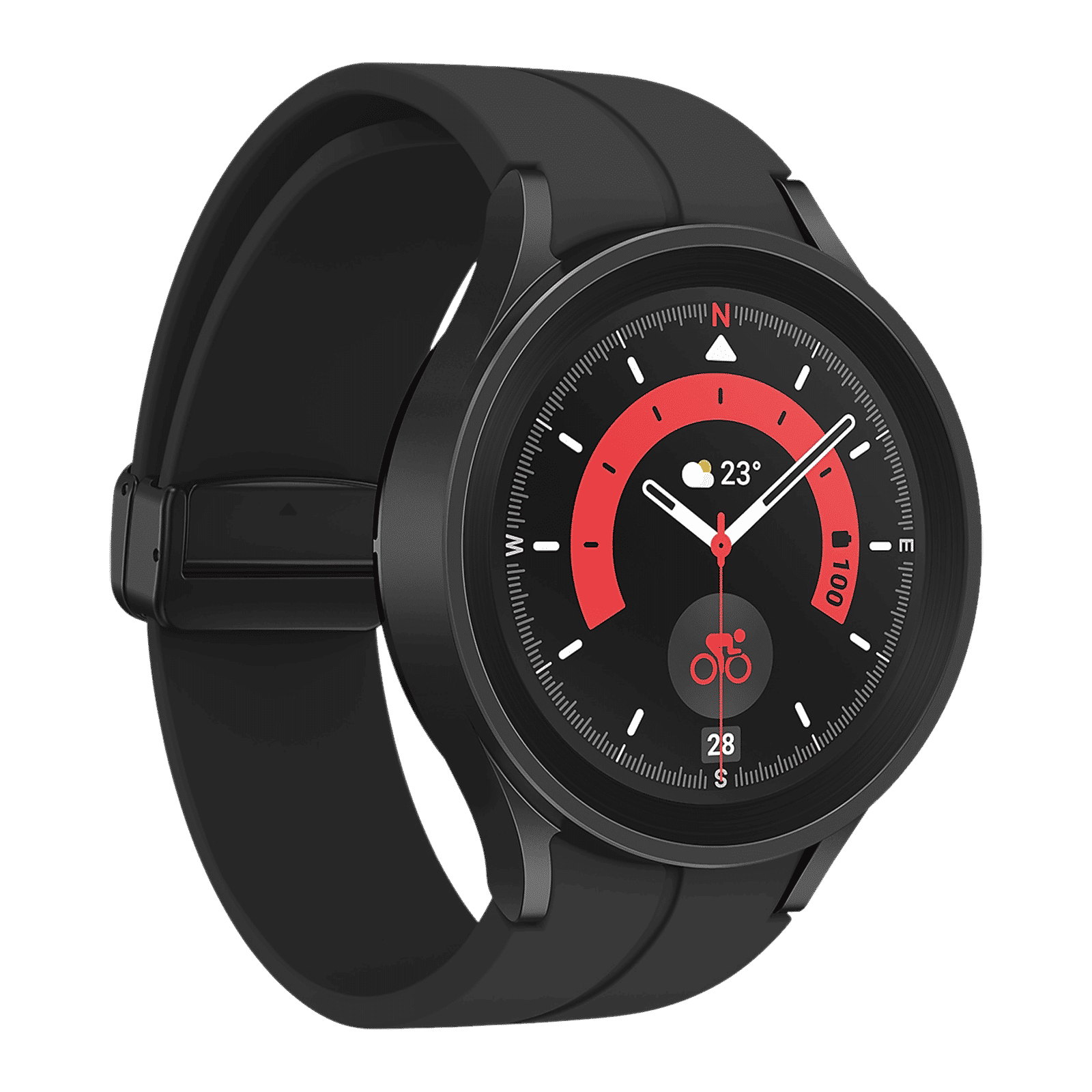 SAMSUNG Galaxy Watch5 Pro GPS+Wi-Fi+4G SIM+Bluetooth Wear OS Smartwatch (45mm Super AMOLED Display, Water Resistant, Black Titanium Strap) SAMSUNG Galaxy Watch5 Pro GPS+Wi-Fi+4G SIM+Bluetooth Wear OS Smartwatch (45mm Super AMOLED Display, Water Resistant, Black Titanium Strap)_6