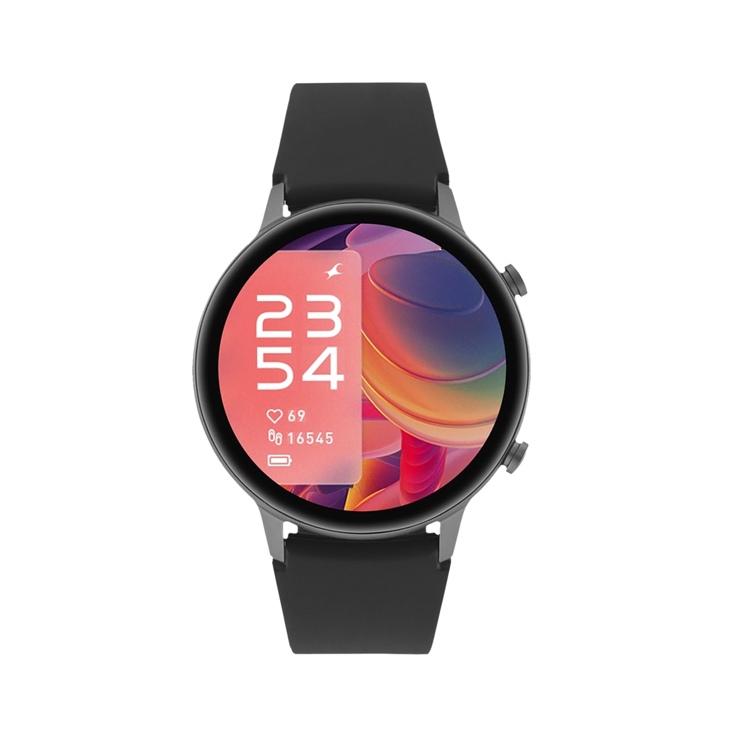 fastrack Reflex Play Plus Smartwatch with Bluetooth Calling (33.02mm AMOLED Display, IP68 Water Resistant, Black Strap)_1
