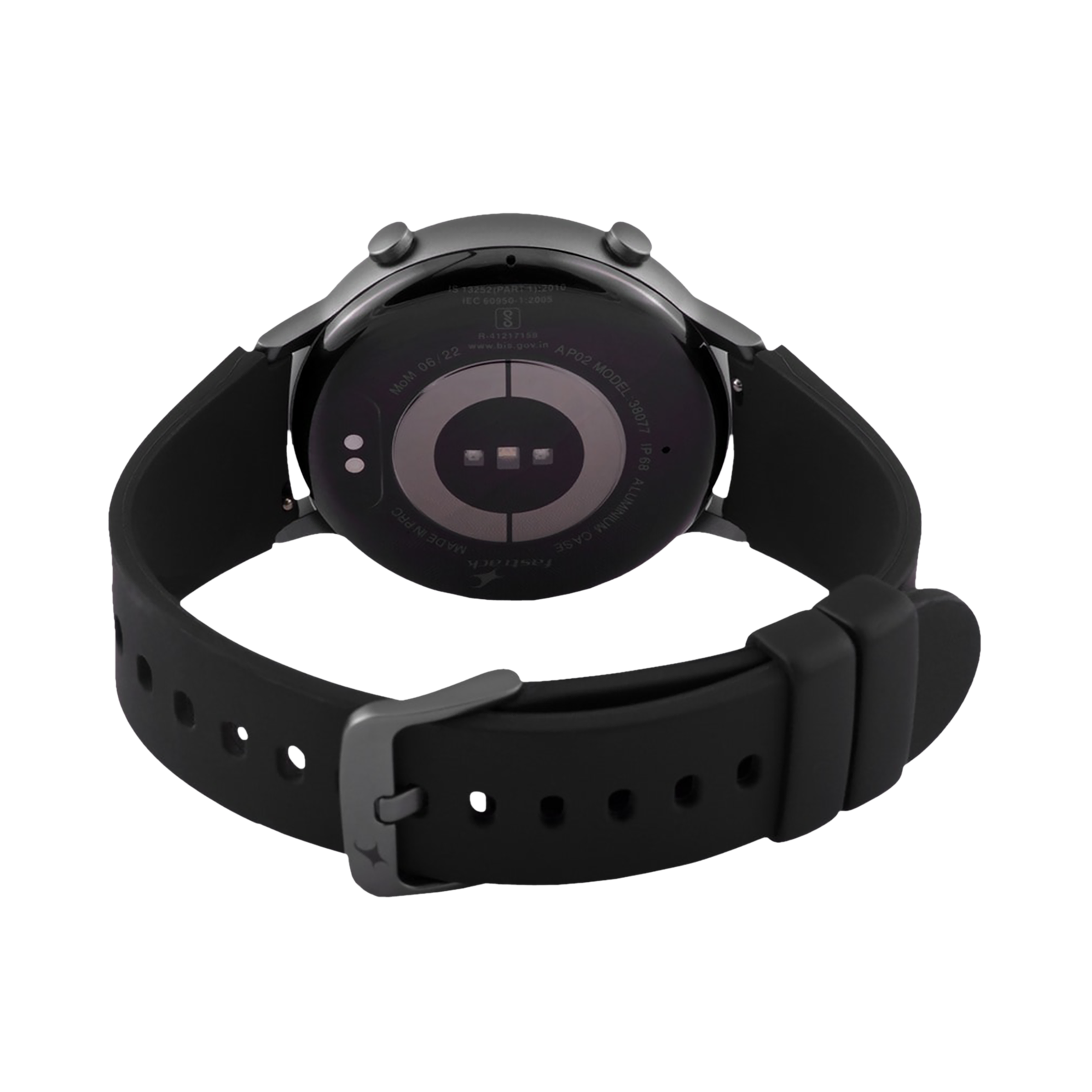 fastrack Reflex Play Plus Smartwatch with Bluetooth Calling (33.02mm AMOLED Display, IP68 Water Resistant, Black Strap)_7