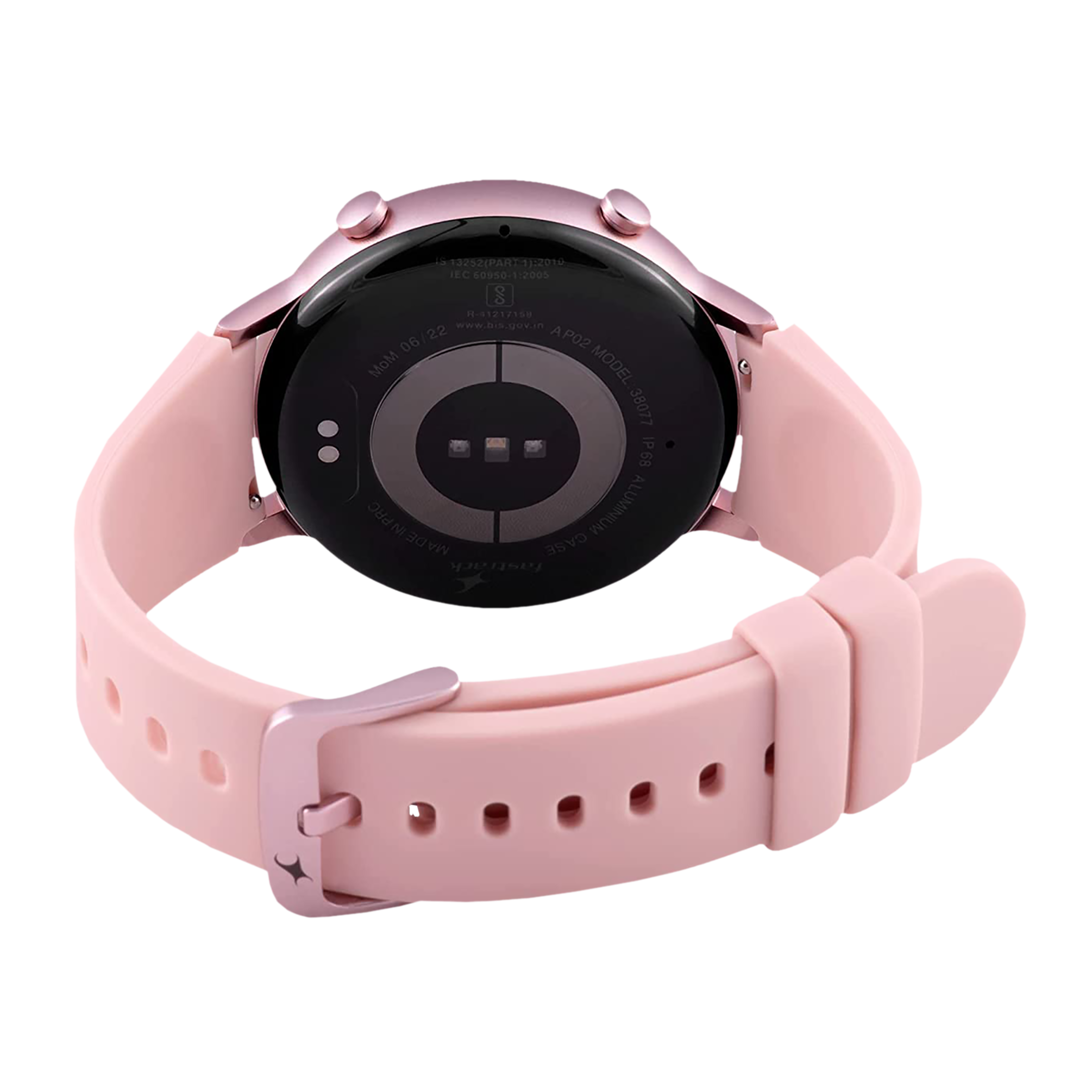 fastrack Reflex Play Plus Smartwatch with Bluetooth Calling (33.02mm AMOLED Display, IP68 Water Resistant, Pink Strap)_7