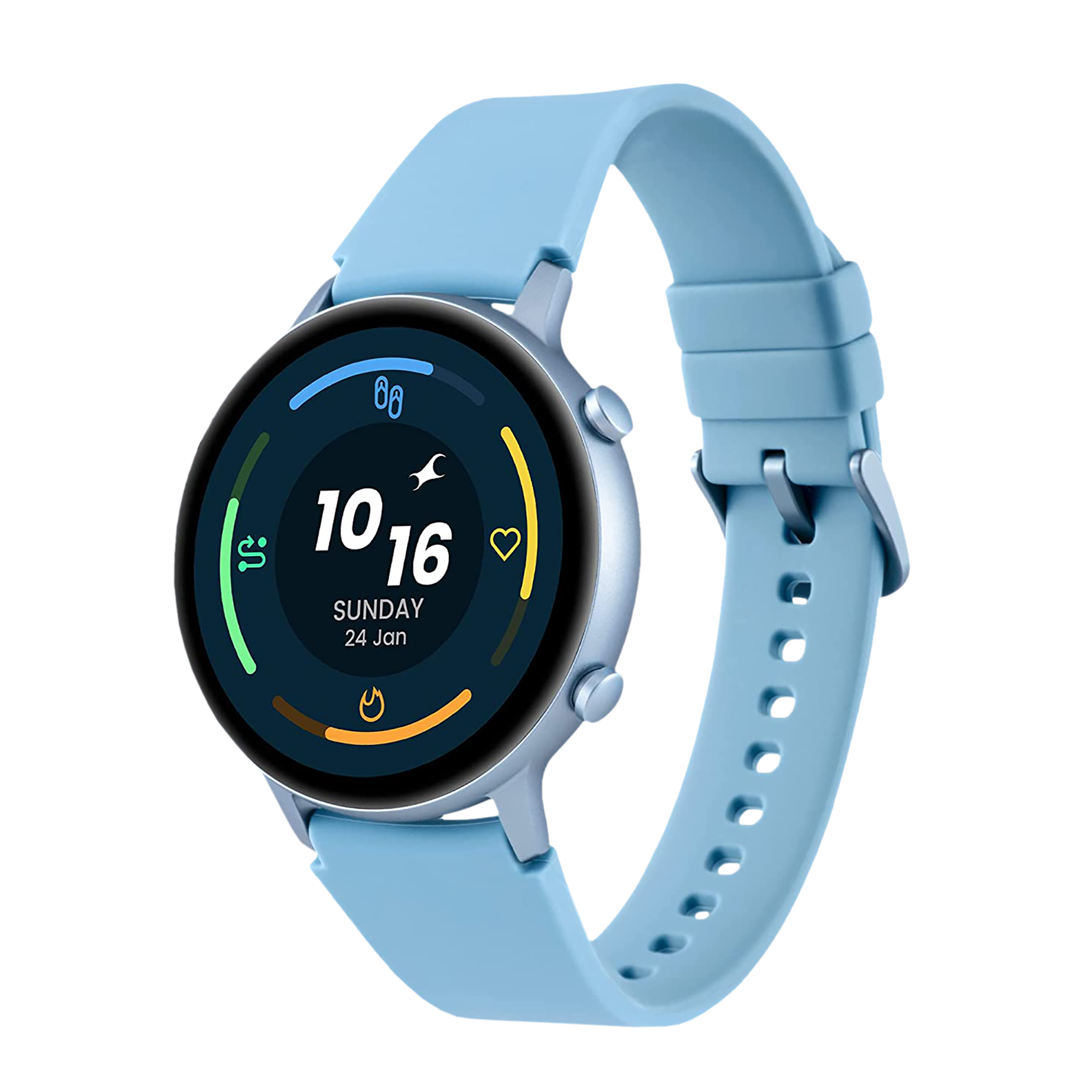 fastrack Reflex Play Plus Smartwatch with Bluetooth Calling (33.02mm AMOLED Display, IP68 Water Resistant, Aqua Blue Strap)_4