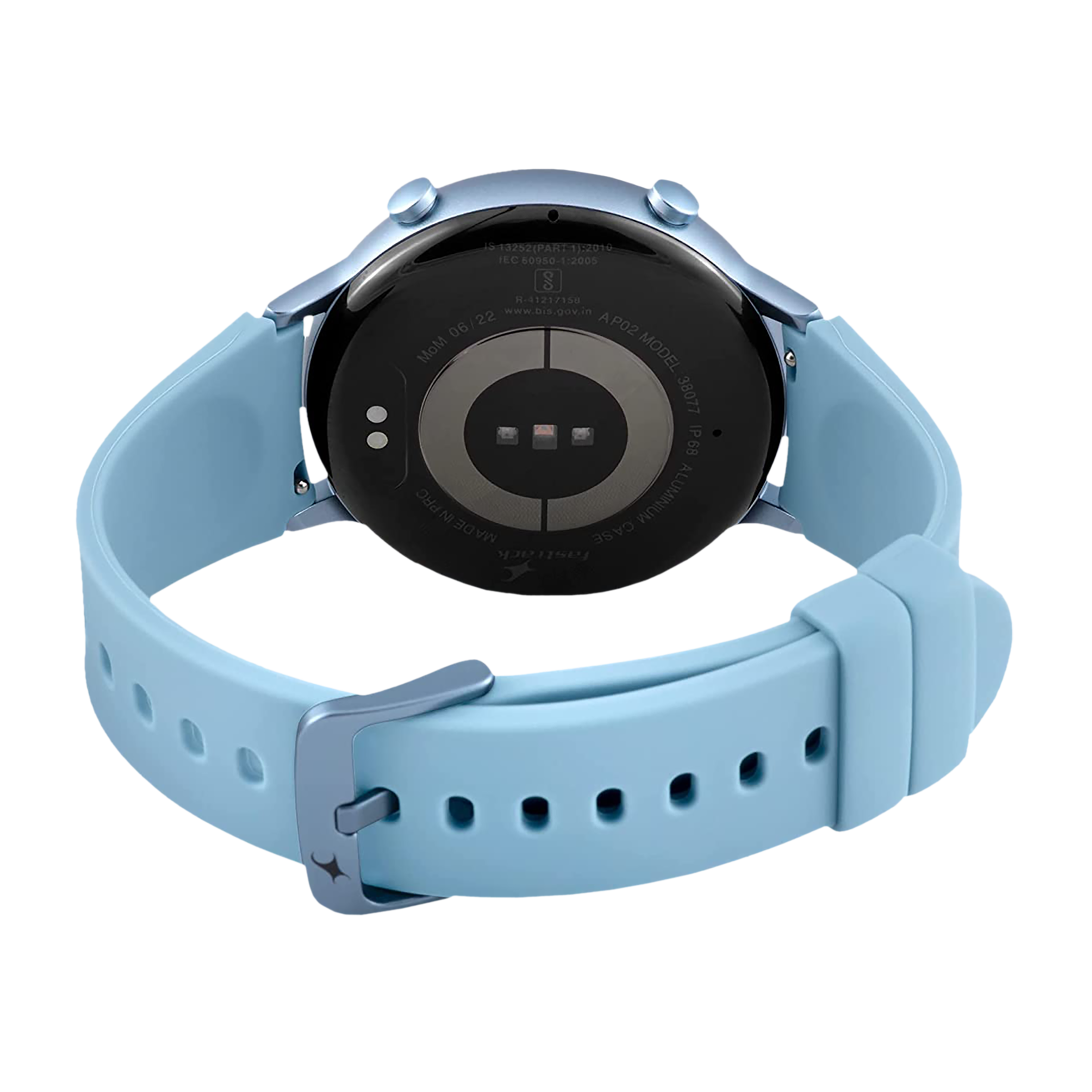 fastrack Reflex Play Plus Smartwatch with Bluetooth Calling (33.02mm AMOLED Display, IP68 Water Resistant, Aqua Blue Strap)_7