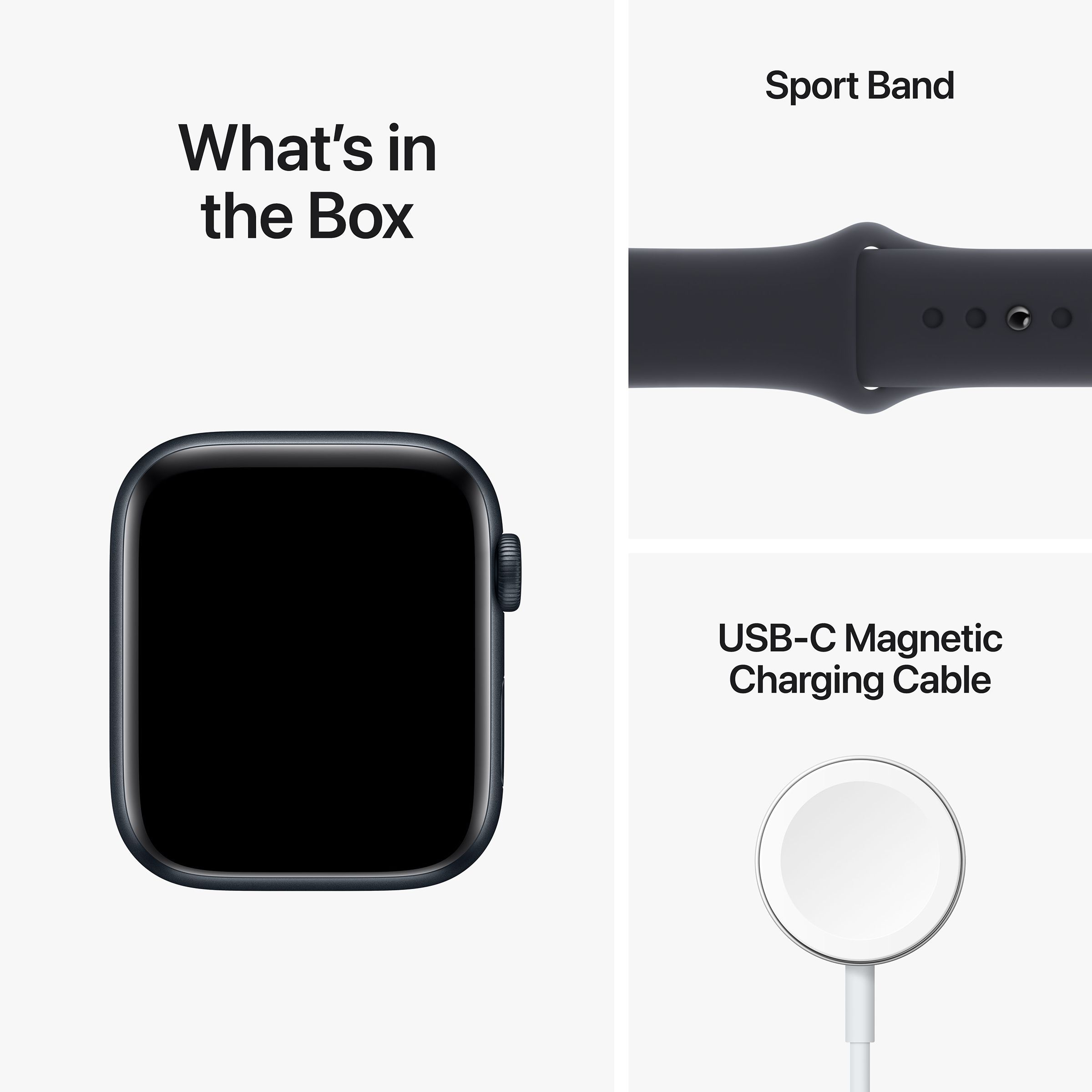 Apple Watch SE with Midnight Sports Band (44mm Retina LTPO OLED Display, Midnight Aluminium Case)_8