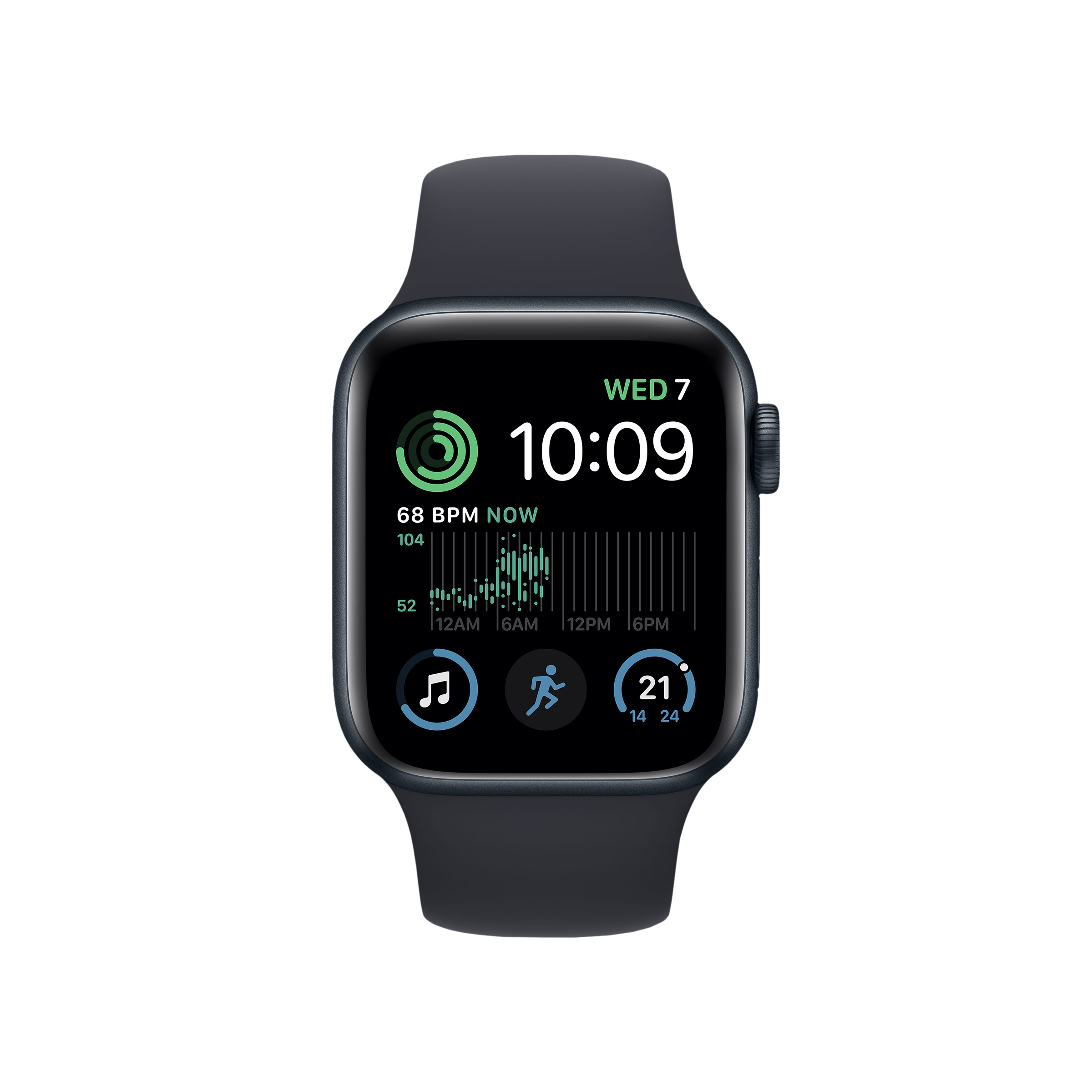 Apple Watch SE GPS + Cellular with Sports Band (40mm Retina LTPO OLED Display, Midnight Aluminium Case) Apple Watch SE GPS + Cellular with Sports Band (40mm Retina LTPO OLED Display, Midnight Aluminium Case)_2