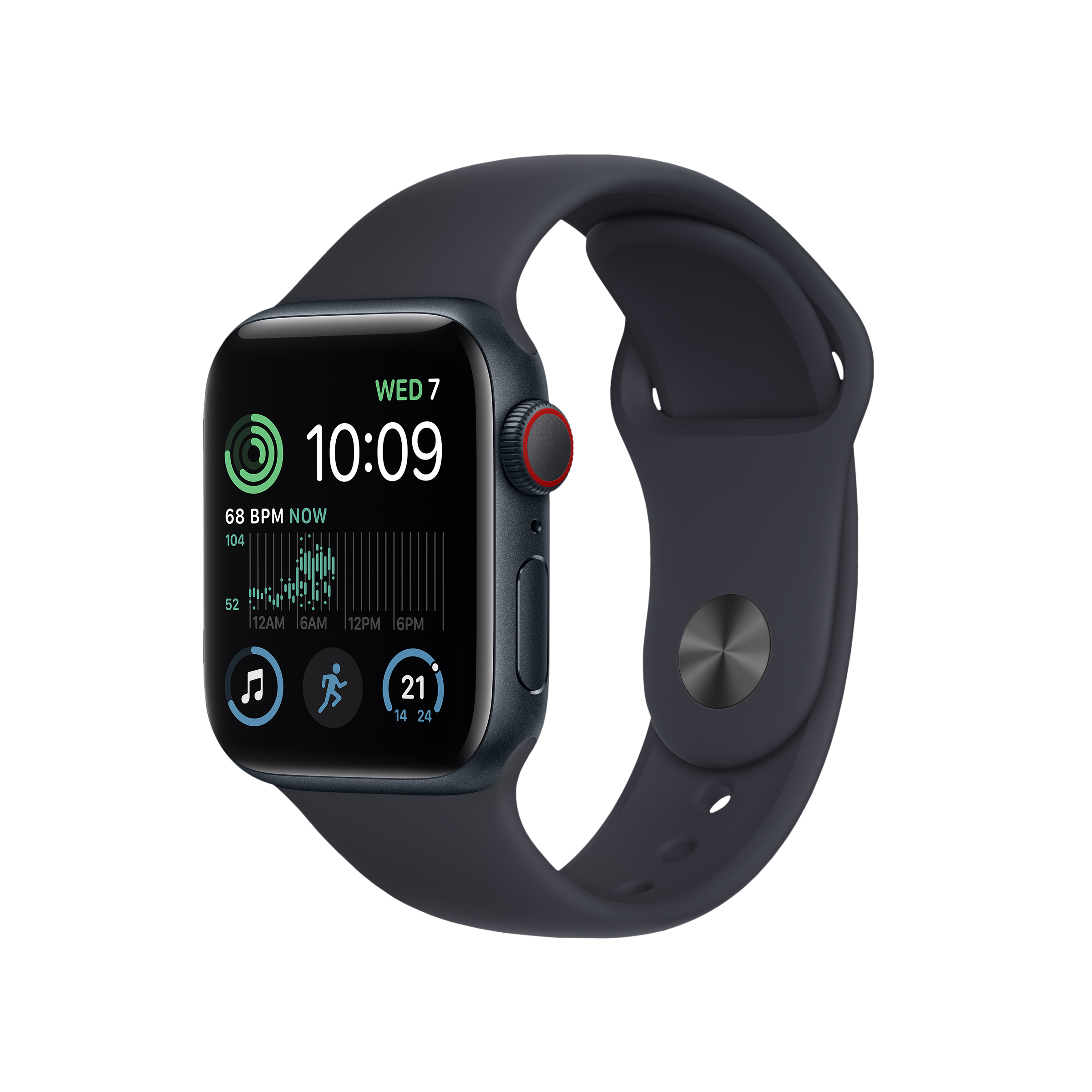 Apple Watch SE GPS + Cellular with Sports Band (40mm Retina LTPO OLED Display, Midnight Aluminium Case) Apple Watch SE GPS + Cellular with Sports Band (40mm Retina LTPO OLED Display, Midnight Aluminium Case)_1