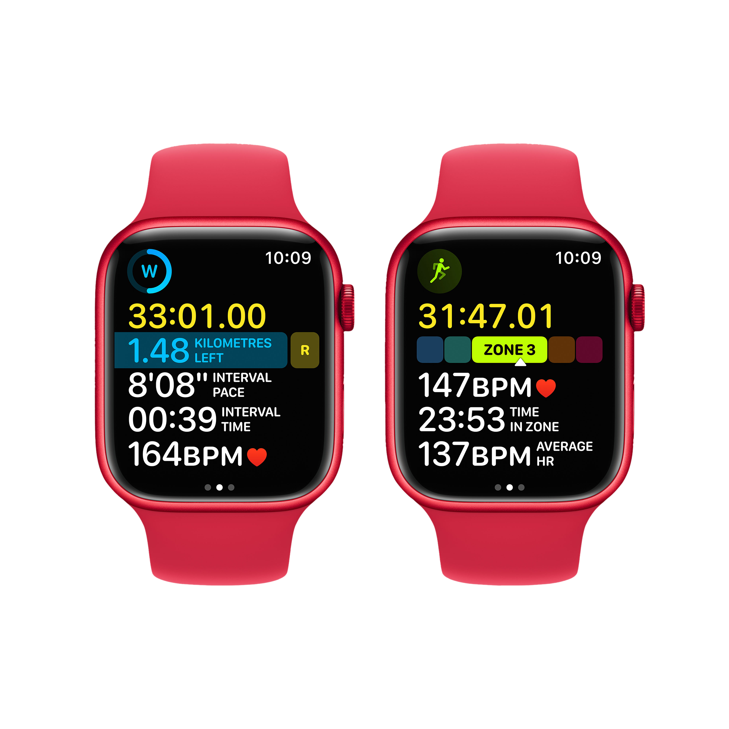 Apple Watch Series 8 GPS with Sports Band (45mm Retina LTPO OLED Display, Red Aluminium Case)_7