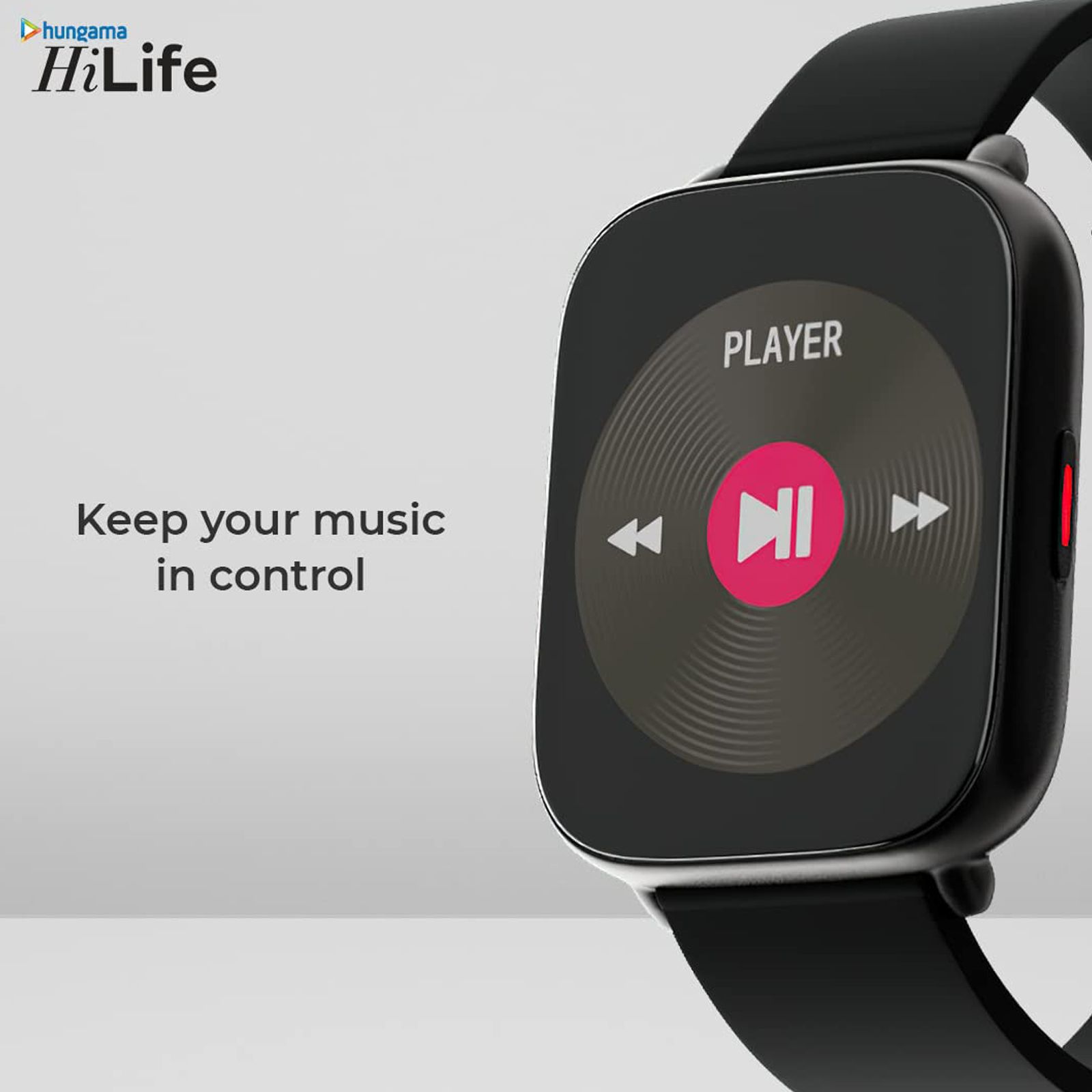 hungama HiLife G1 Smartwatch with Bluetooth Calling (44mm HD Display, IP67 Water Proof, Black Strap)_8