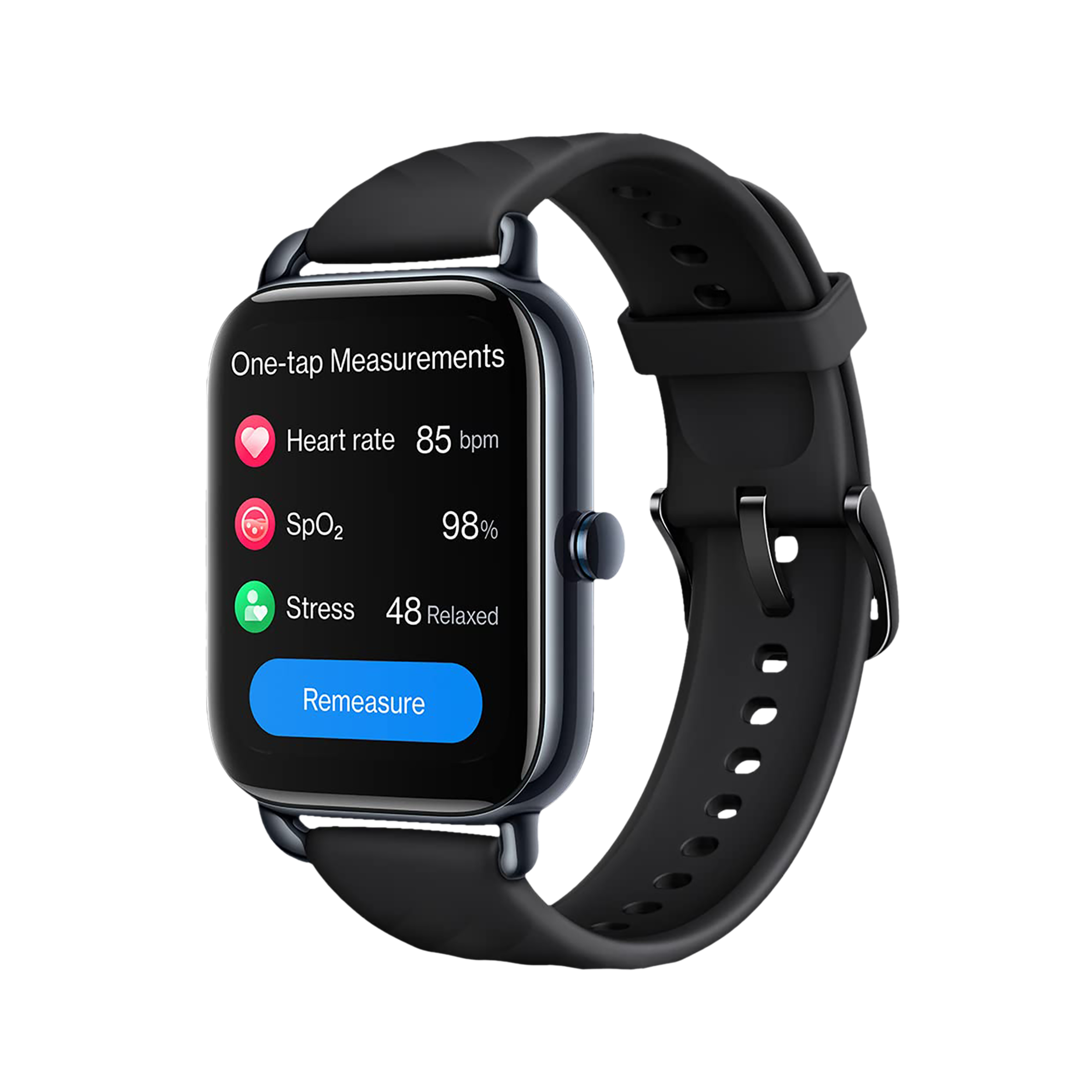 OnePlus Nord Smartwatch with Activity Tracker (45mm AMOLED Display, IP68 Water Resistant, Midnight Black Strap)_4