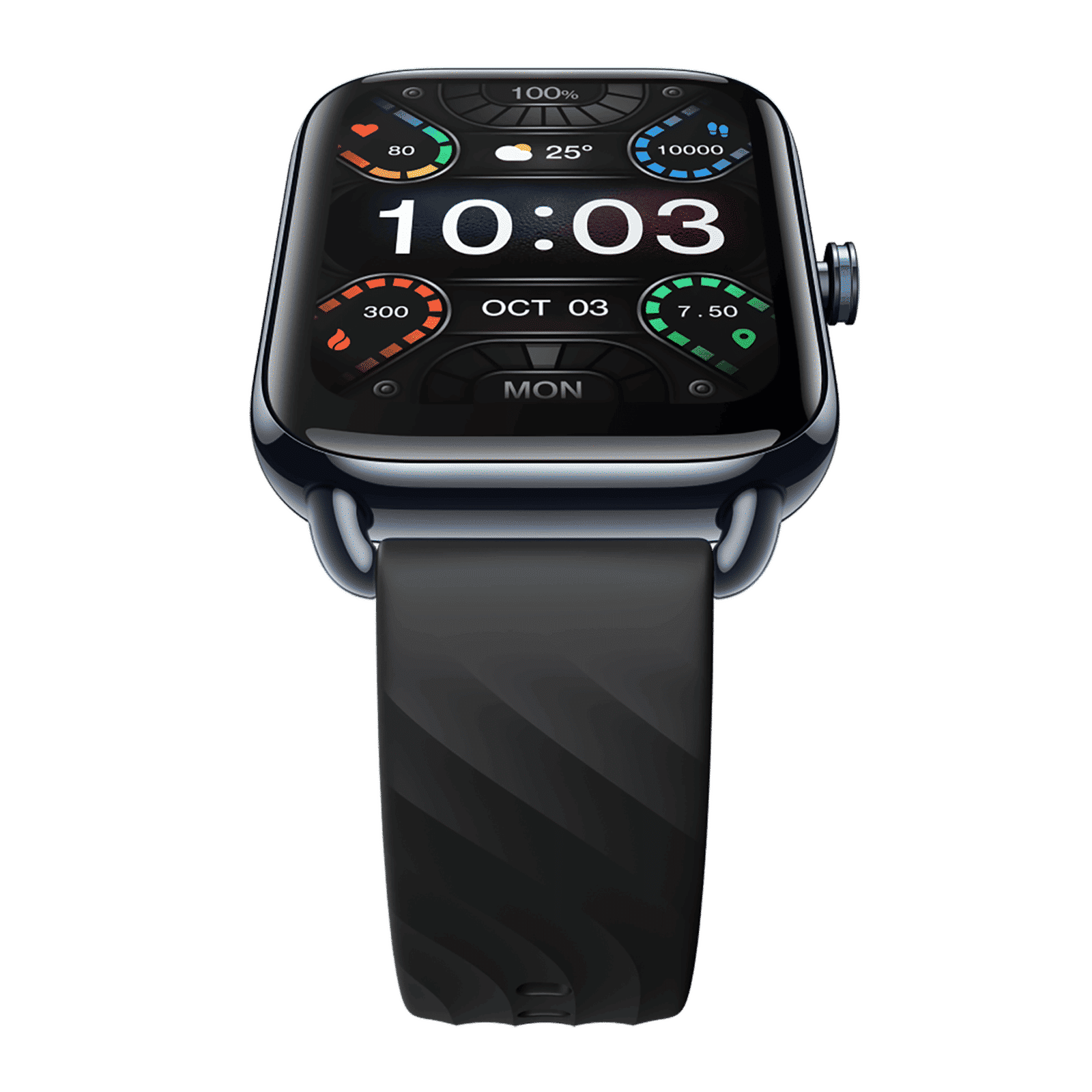 OnePlus Nord Smartwatch with Activity Tracker (45mm AMOLED Display, IP68 Water Resistant, Midnight Black Strap)_6