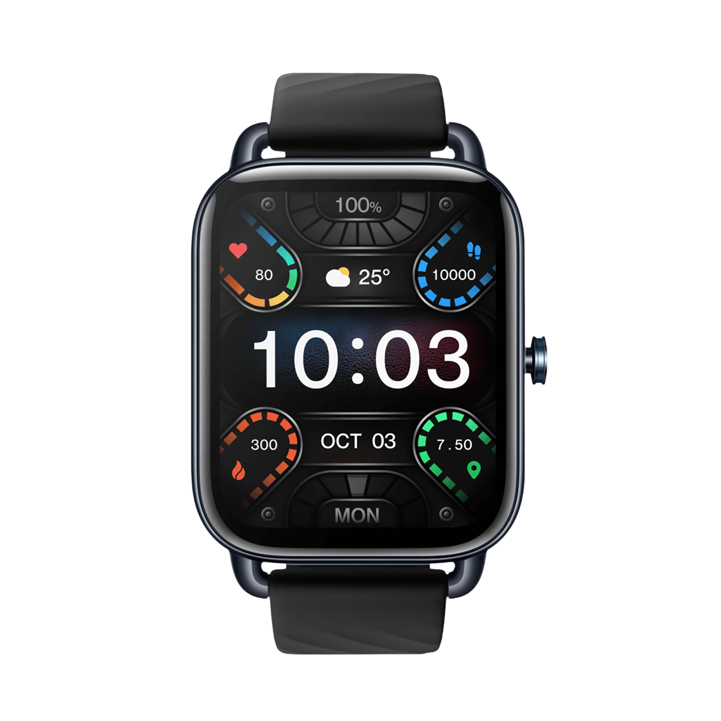 OnePlus Nord Smartwatch with Activity Tracker (45mm AMOLED Display, IP68 Water Resistant, Midnight Black Strap)_1