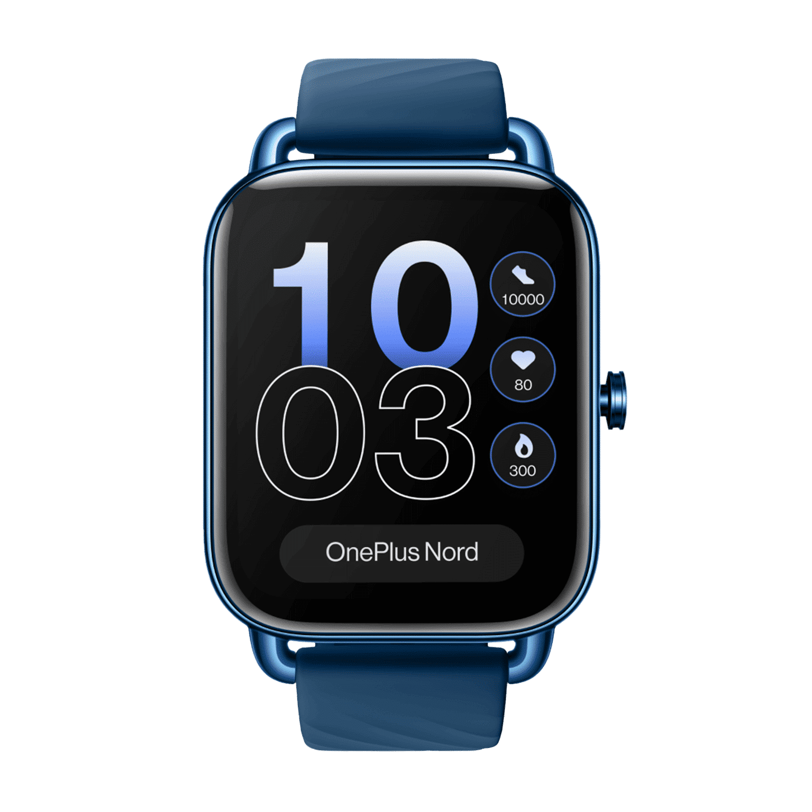 OnePlus Nord Smartwatch with Activity Tracker (45mm AMOLED Display, IP68 Water Resistant, Deep Blue Strap)_1