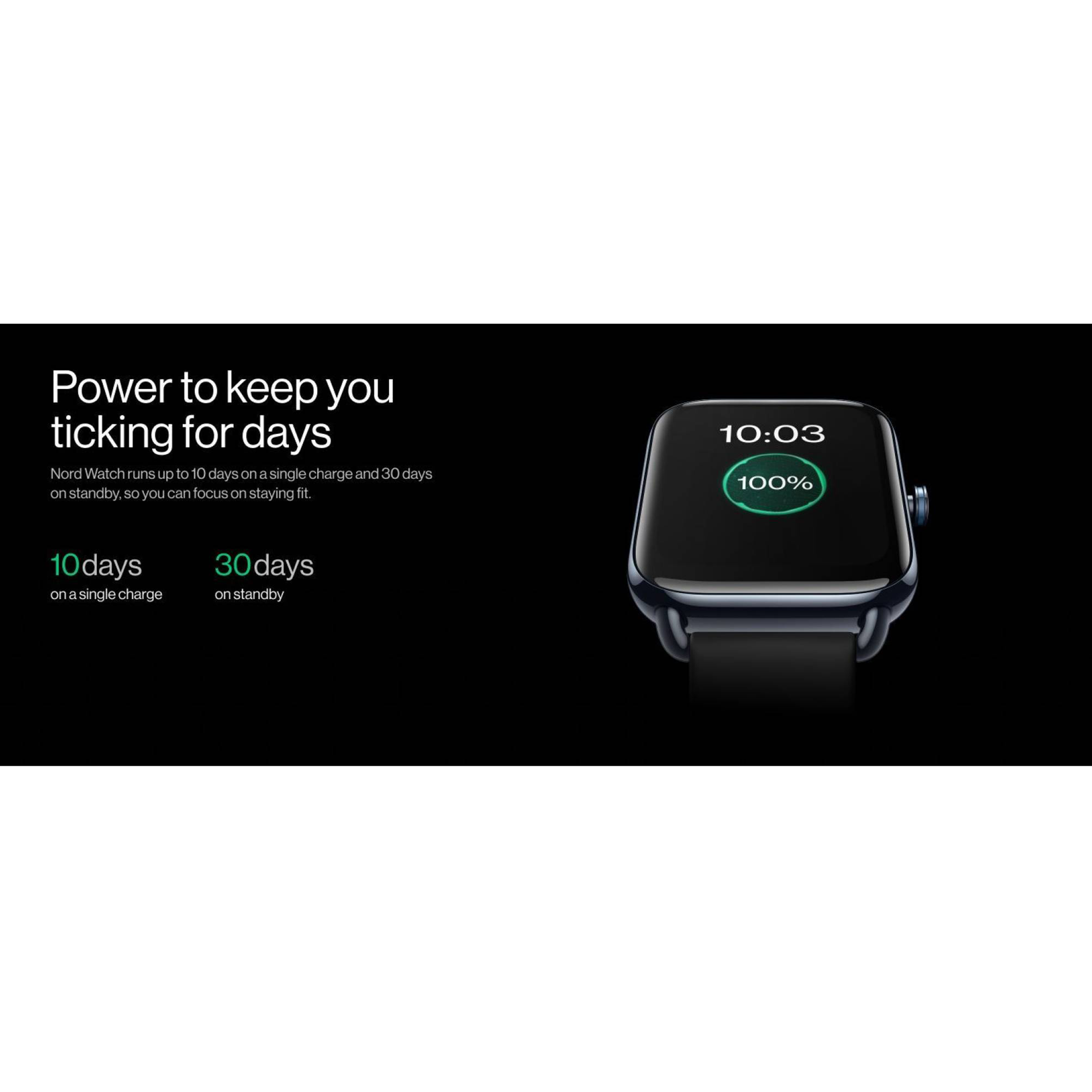 OnePlus Nord Smartwatch with Activity Tracker (45mm AMOLED Display, IP68 Water Resistant, Deep Blue Strap)_7