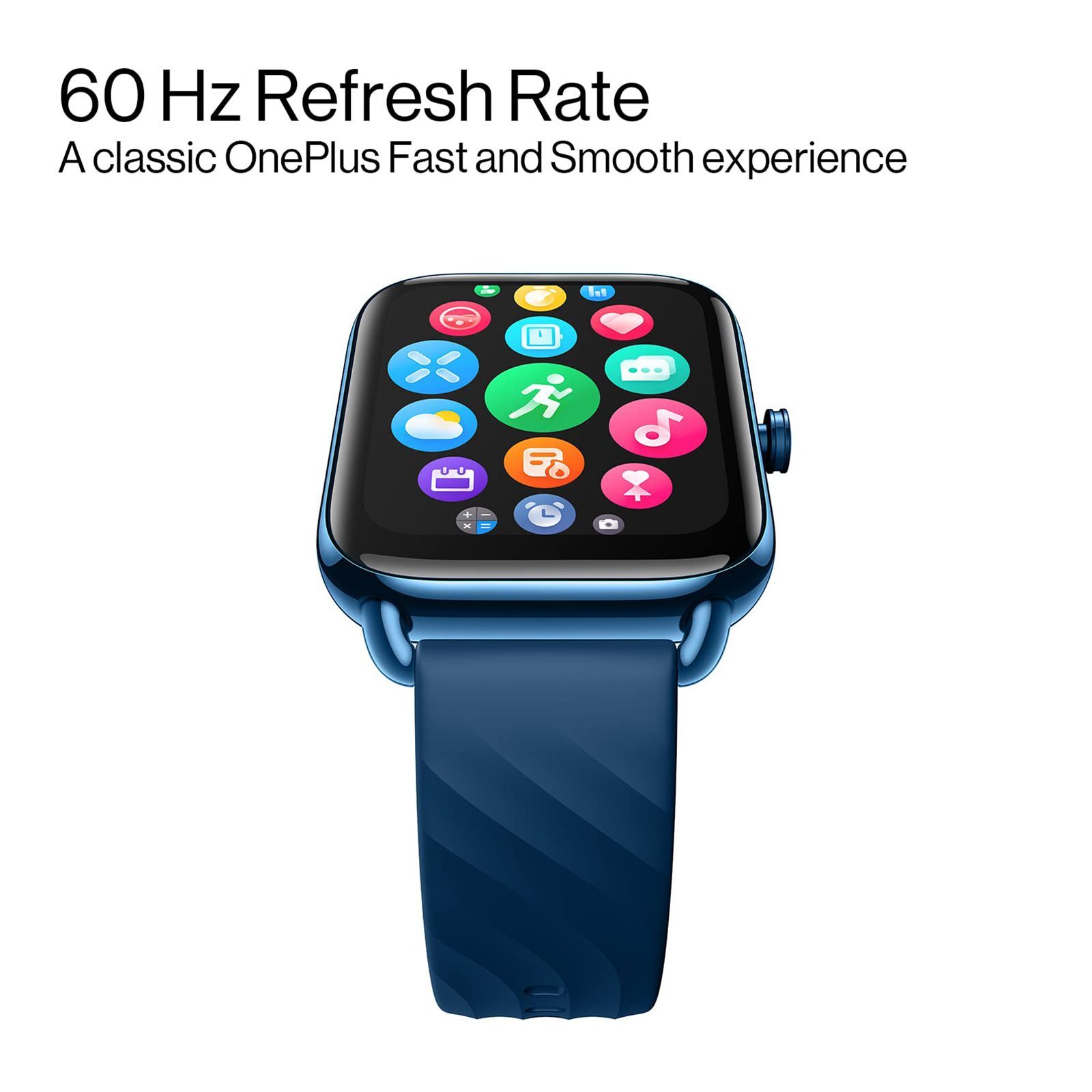 OnePlus Nord Smartwatch with Activity Tracker (45mm AMOLED Display, IP68 Water Resistant, Deep Blue Strap)_9