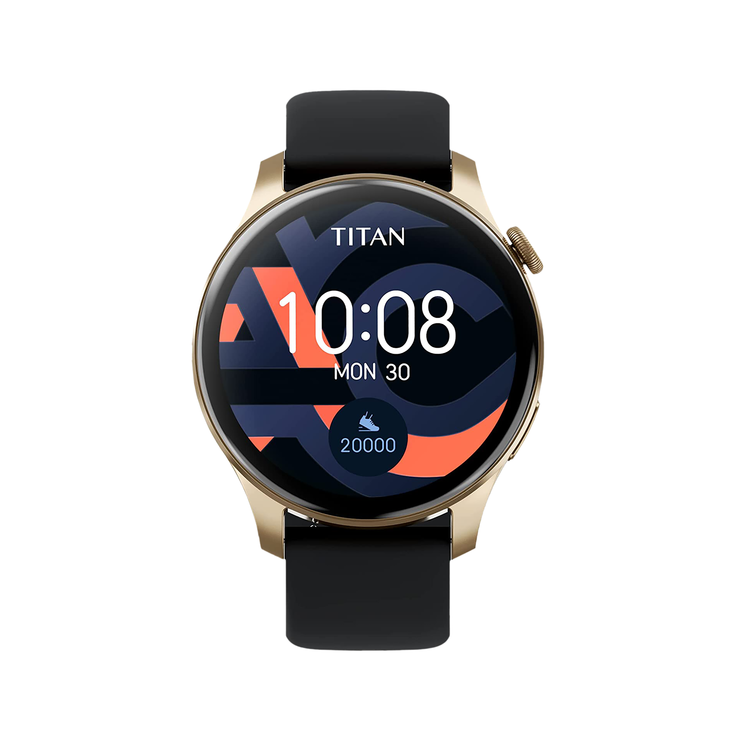TITAN Talk Smartwatch with Bluetooth Calling (35.3mm AMOLED Display, IP68 Water Resistant, Black Strap)_1