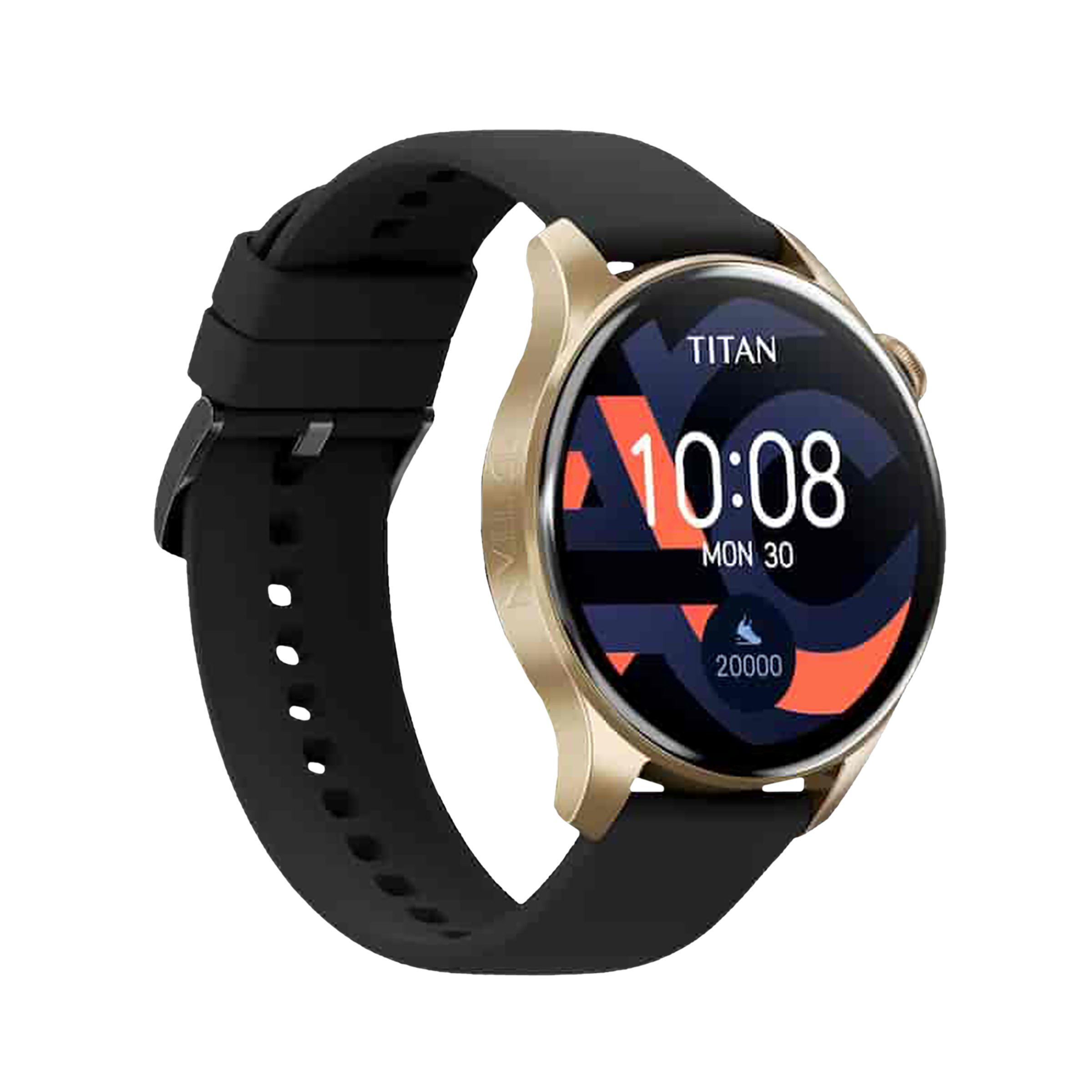 TITAN Talk Smartwatch with Bluetooth Calling (35.3mm AMOLED Display, IP68 Water Resistant, Black Strap)_4
