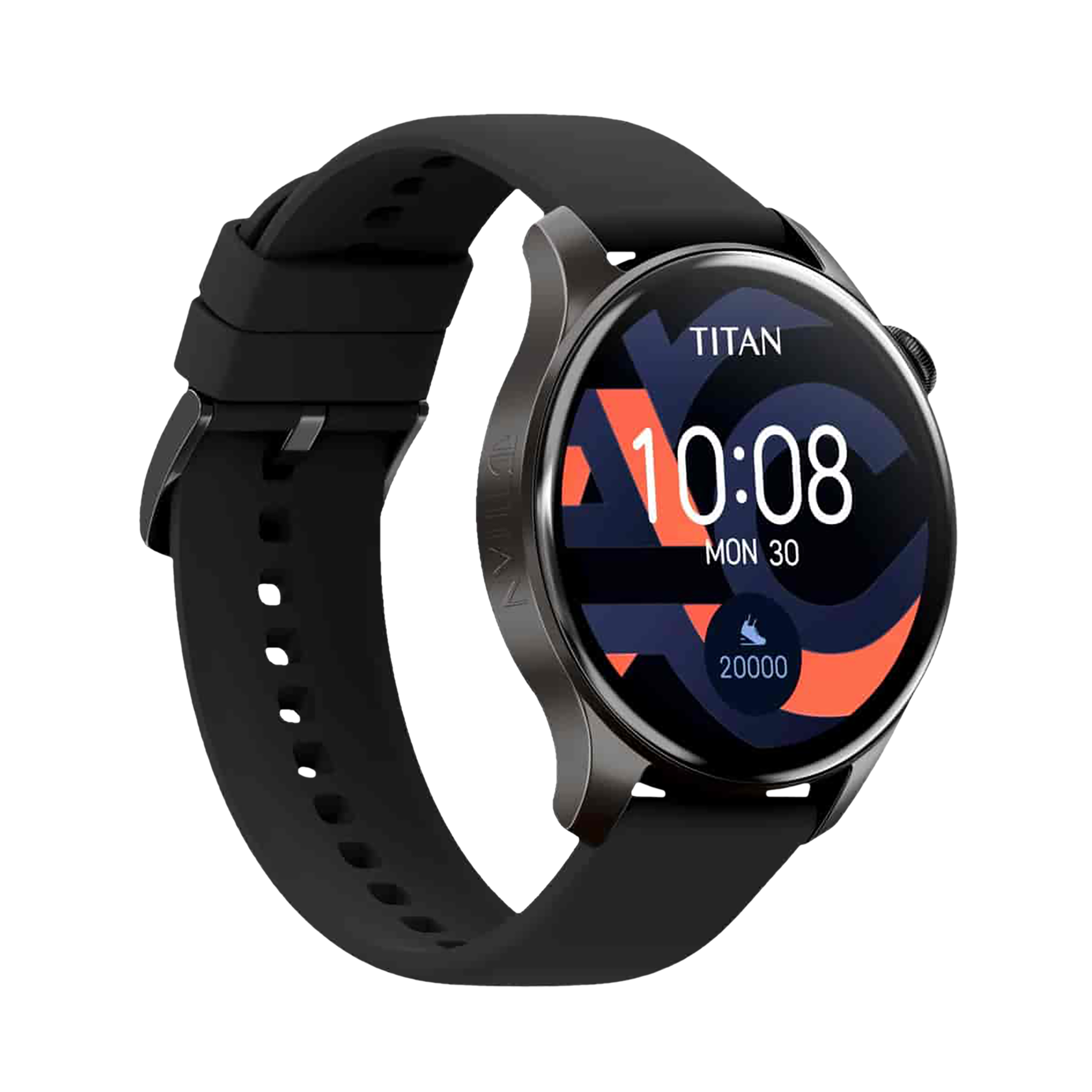 TITAN Talk Smartwatch with Bluetooth Calling (35.3mm AMOLED Display, IP68 Water Resistant, Blue Strap)_4