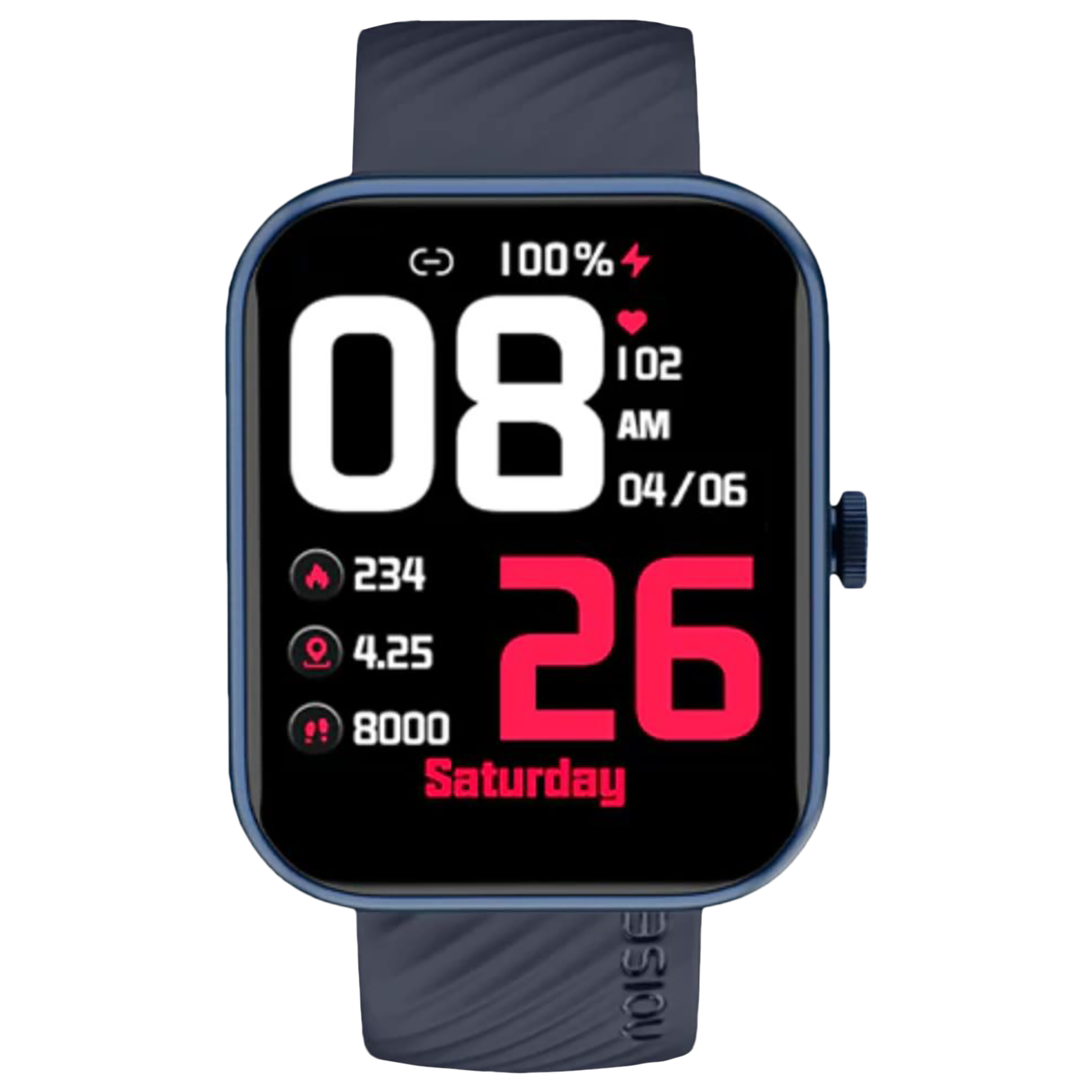 noise ColorFit Victor Smartwatch with Bluetooth Calling (46.9mm TFT LCD Display, IP68 Waterproof, Midnight Blue Strap) noise ColorFit Victor Smartwatch with Bluetooth Calling (46.9mm TFT LCD Display, IP68 Waterproof, Midnight Blue Strap)_1