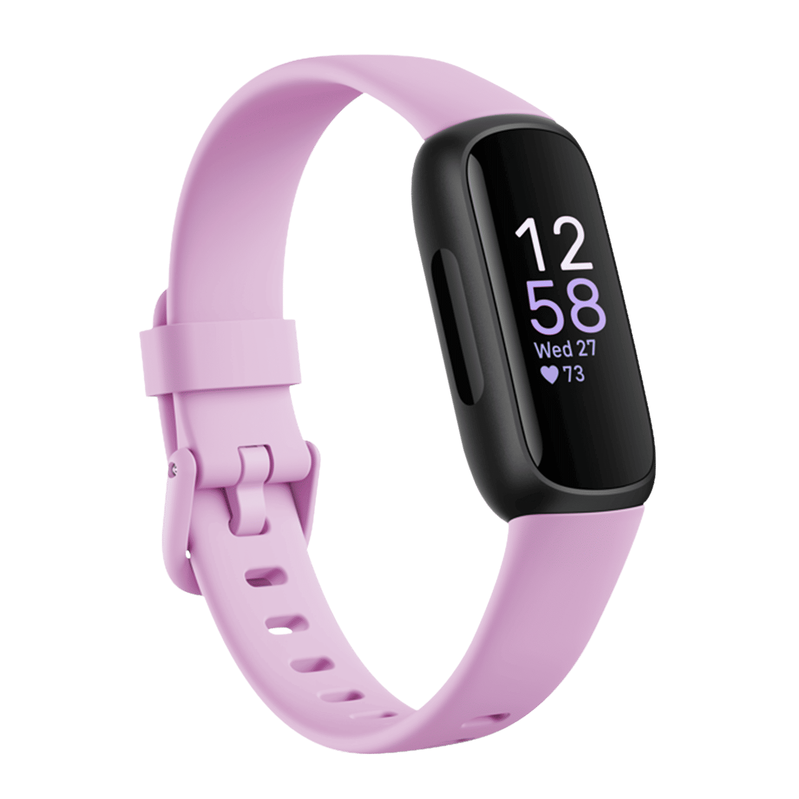 fitbit Inspire 3 Fitness Tracker with Stress Management (0.74 Inch Always-On AMOLED Display, Water Resistant, Lilac Bliss Strap)_1