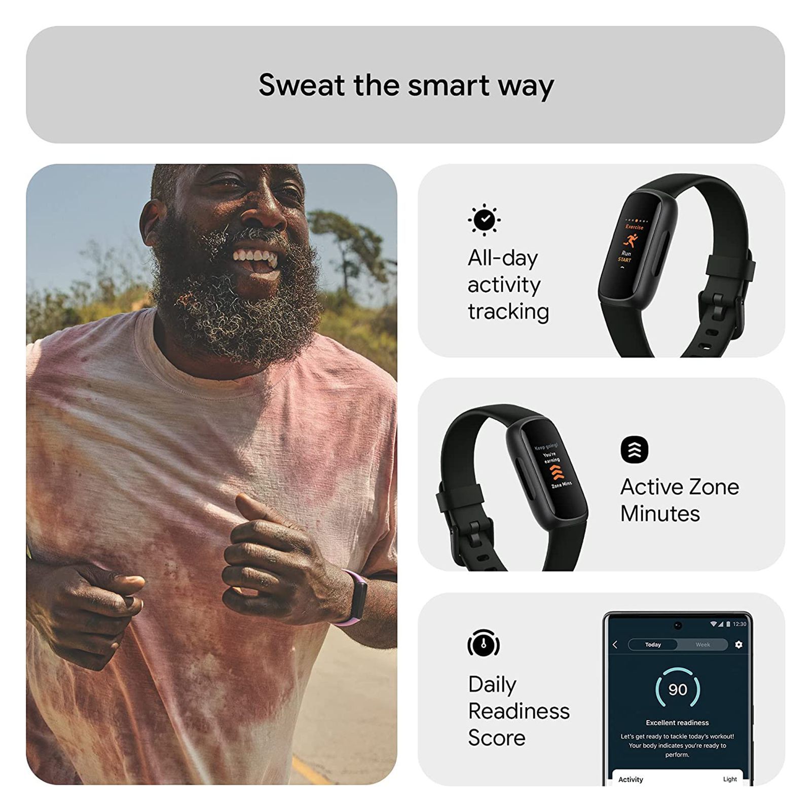 fitbit Inspire 3 Fitness Tracker with Stress Management (0.74 Inch Always-On AMOLED Display, Water Resistant, Midnight Zen Strap) fitbit Inspire 3 Fitness Tracker with Stress Management (0.74 Inch Always-On AMOLED Display, Water Resistant, Midnight Zen Strap)_9