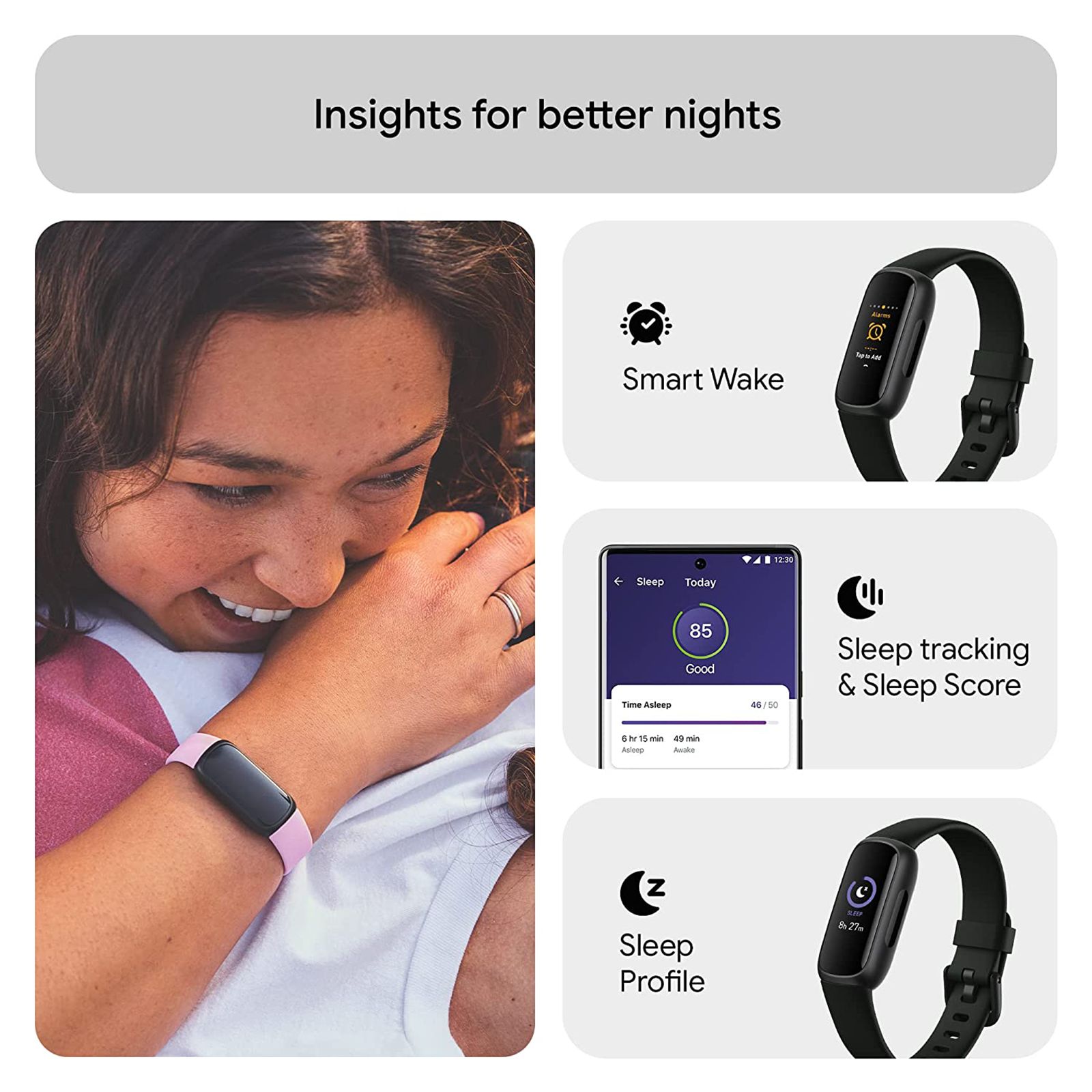fitbit Inspire 3 Fitness Tracker with Stress Management (0.74 Inch Always-On AMOLED Display, Water Resistant, Midnight Zen Strap) fitbit Inspire 3 Fitness Tracker with Stress Management (0.74 Inch Always-On AMOLED Display, Water Resistant, Midnight Zen Strap)_13