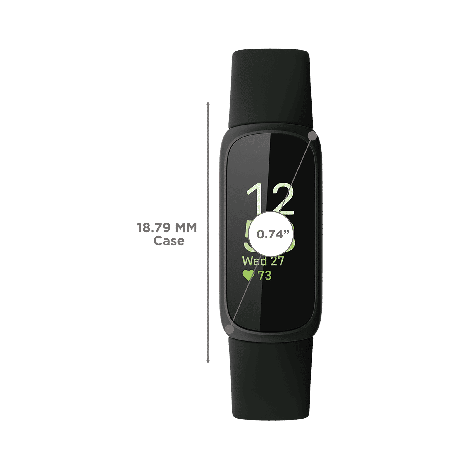 fitbit Inspire 3 Fitness Tracker with Stress Management (0.74 Inch Always-On AMOLED Display, Water Resistant, Midnight Zen Strap) fitbit Inspire 3 Fitness Tracker with Stress Management (0.74 Inch Always-On AMOLED Display, Water Resistant, Midnight Zen Strap)_2