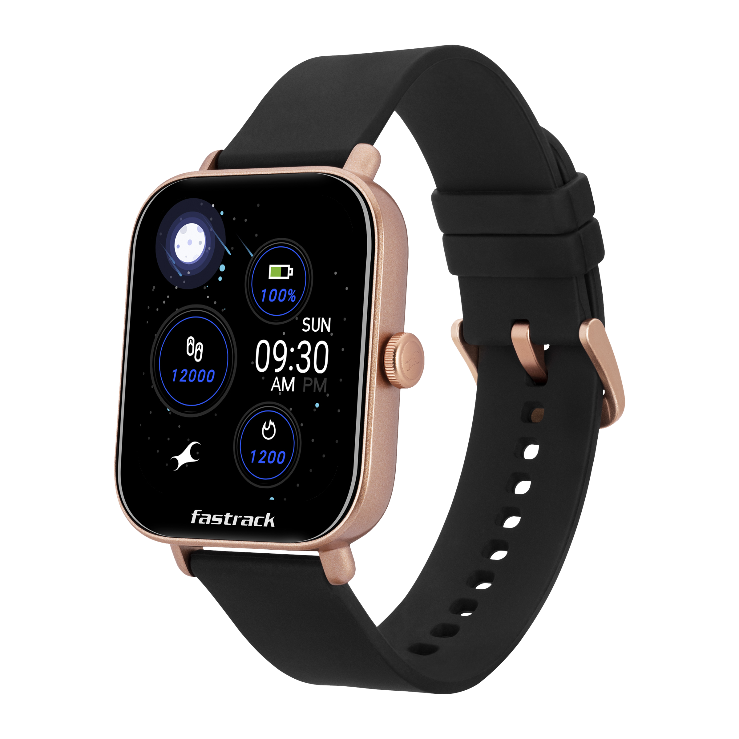 Fastrack Reflex VOX 2.0 Smartwatch with Bluetooth Calling (45mm TFT-LED Display, IP68 Water Resistant, Black Strap)_4