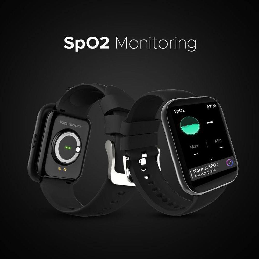 FIRE-BOLTT Celcius BSW059 Smartwatch with Activity Tracker (48.5mm Display, IP67 Water Resistant, Black Strap)_5