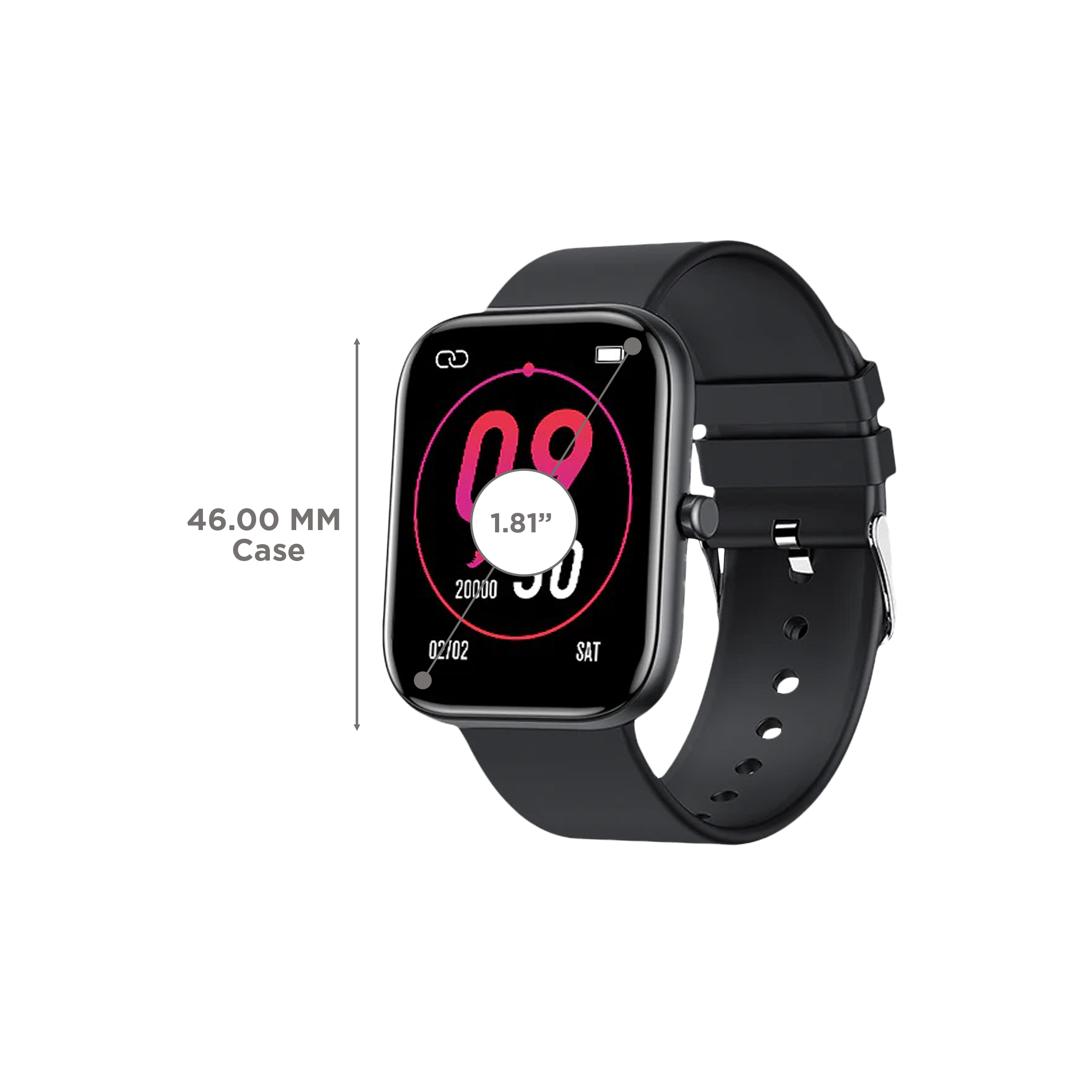 FIRE-BOLTT Dazzle Plus BSW037 Smartwatch with Activity Tracker (46mm HD Display, IP68 Water Resistant, Black Strap) FIRE-BOLTT Dazzle Plus BSW037 Smartwatch with Activity Tracker (46mm HD Display, IP68 Water Resistant, Black Strap)_3
