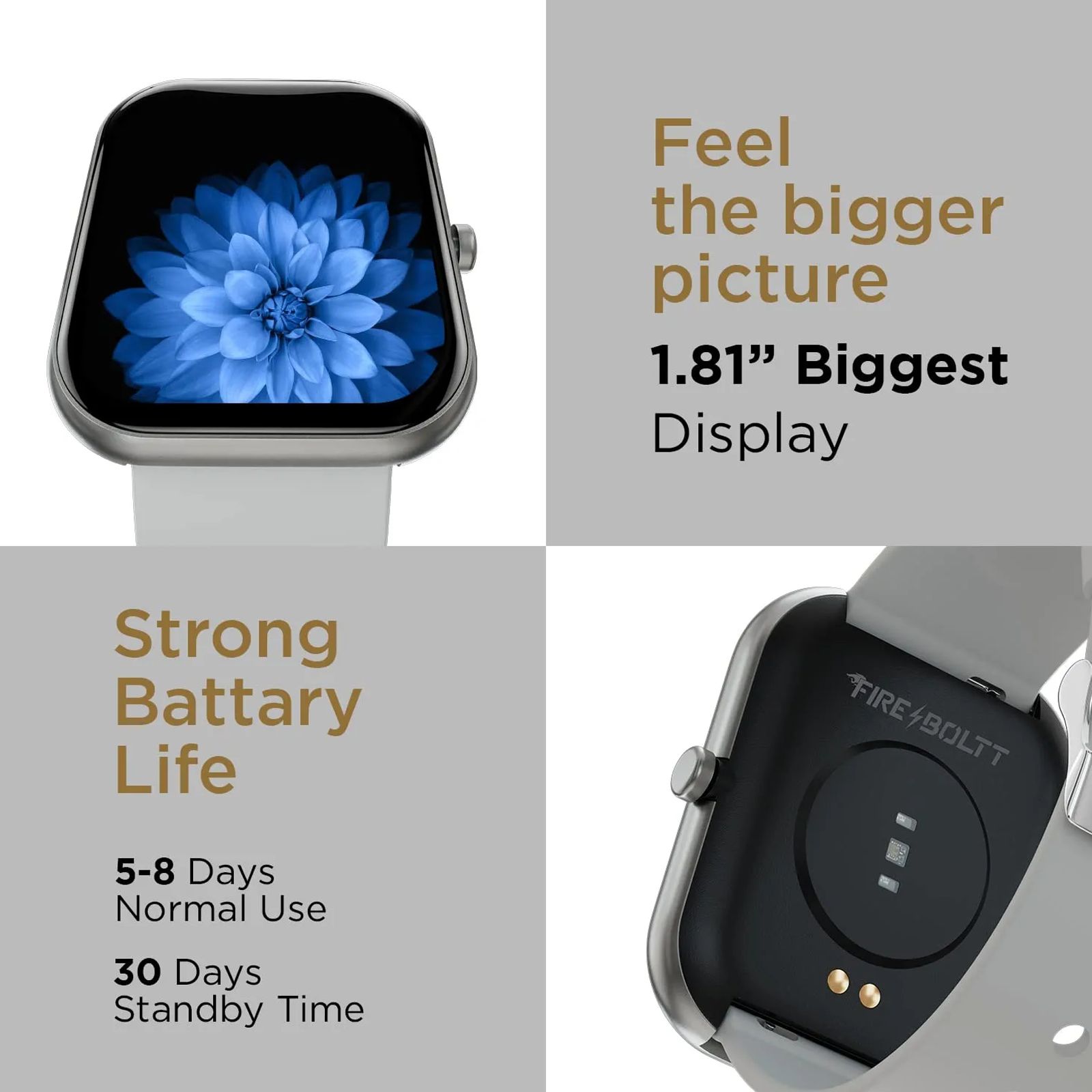 FIRE-BOLTT Dazzle Plus BSW037 Smartwatch with Activity Tracker (46mm HD Display, IP68 Water Resistant, Silver Strap) FIRE-BOLTT Dazzle Plus BSW037 Smartwatch with Activity Tracker (46mm HD Display, IP68 Water Resistant, Silver Strap)_8