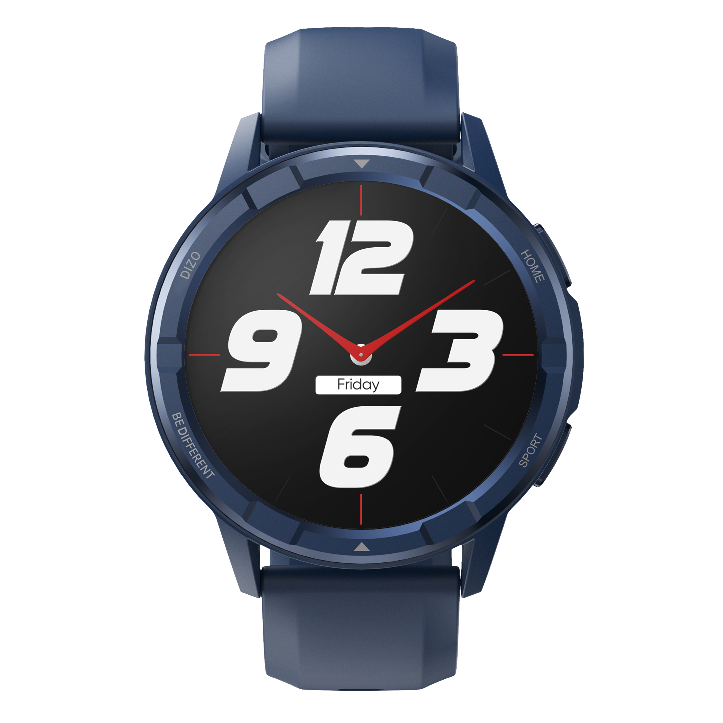 DIZO by realme TechLife Watch R Talk Go Smartwatch with Activity Tracker (35mm Display, Water Resistant, Thunder Blue Strap)_1