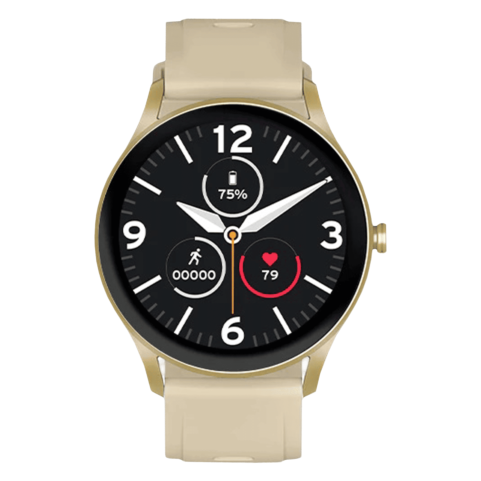 FIRE-BOLTT Rocket BSW093 Smartwatch with Bluetooth Calling (33mm TFT Display, IP67 Water Resistant, Champagne Gold Strap)_1
