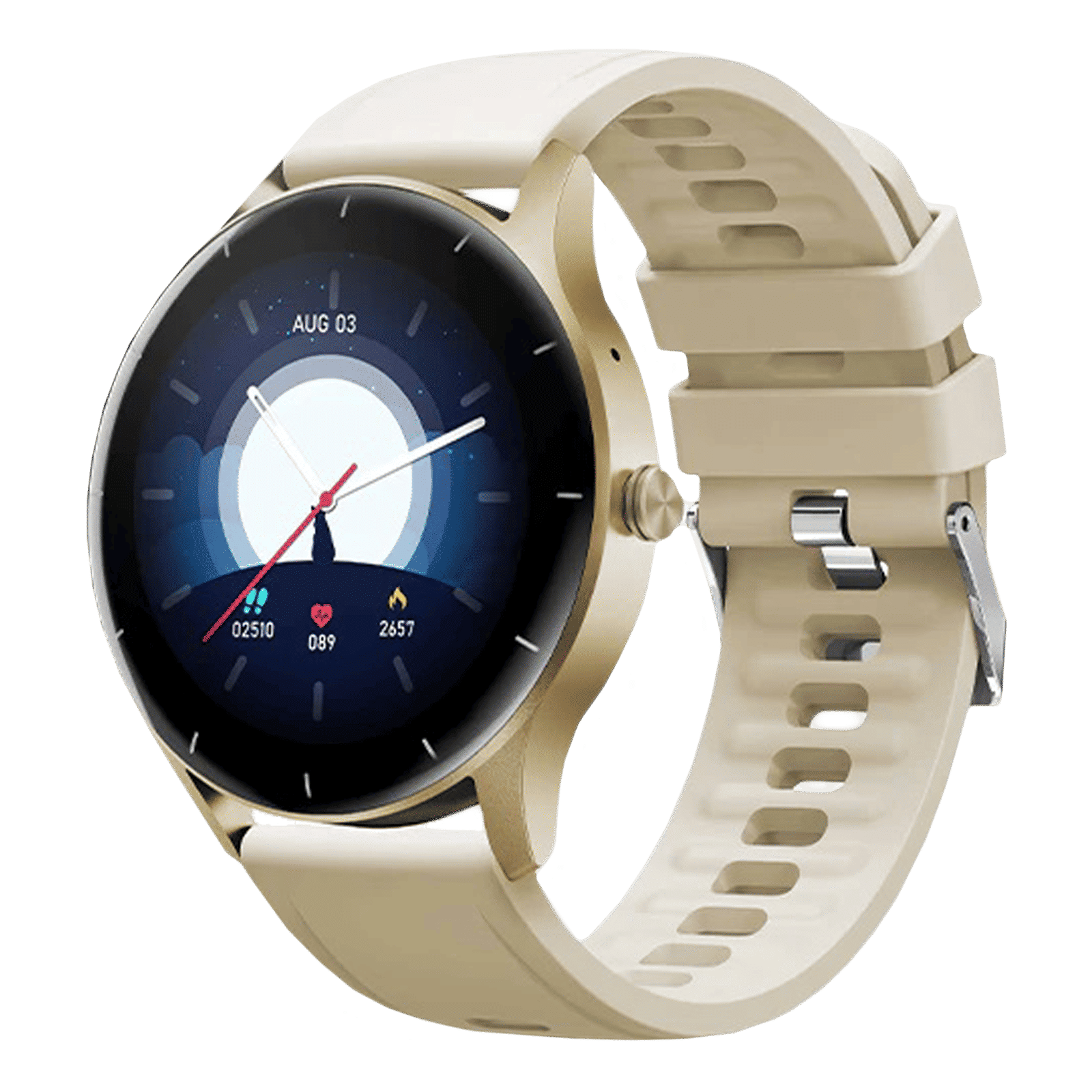 FIRE-BOLTT Rocket BSW093 Smartwatch with Bluetooth Calling (33mm TFT Display, IP67 Water Resistant, Champagne Gold Strap)_4