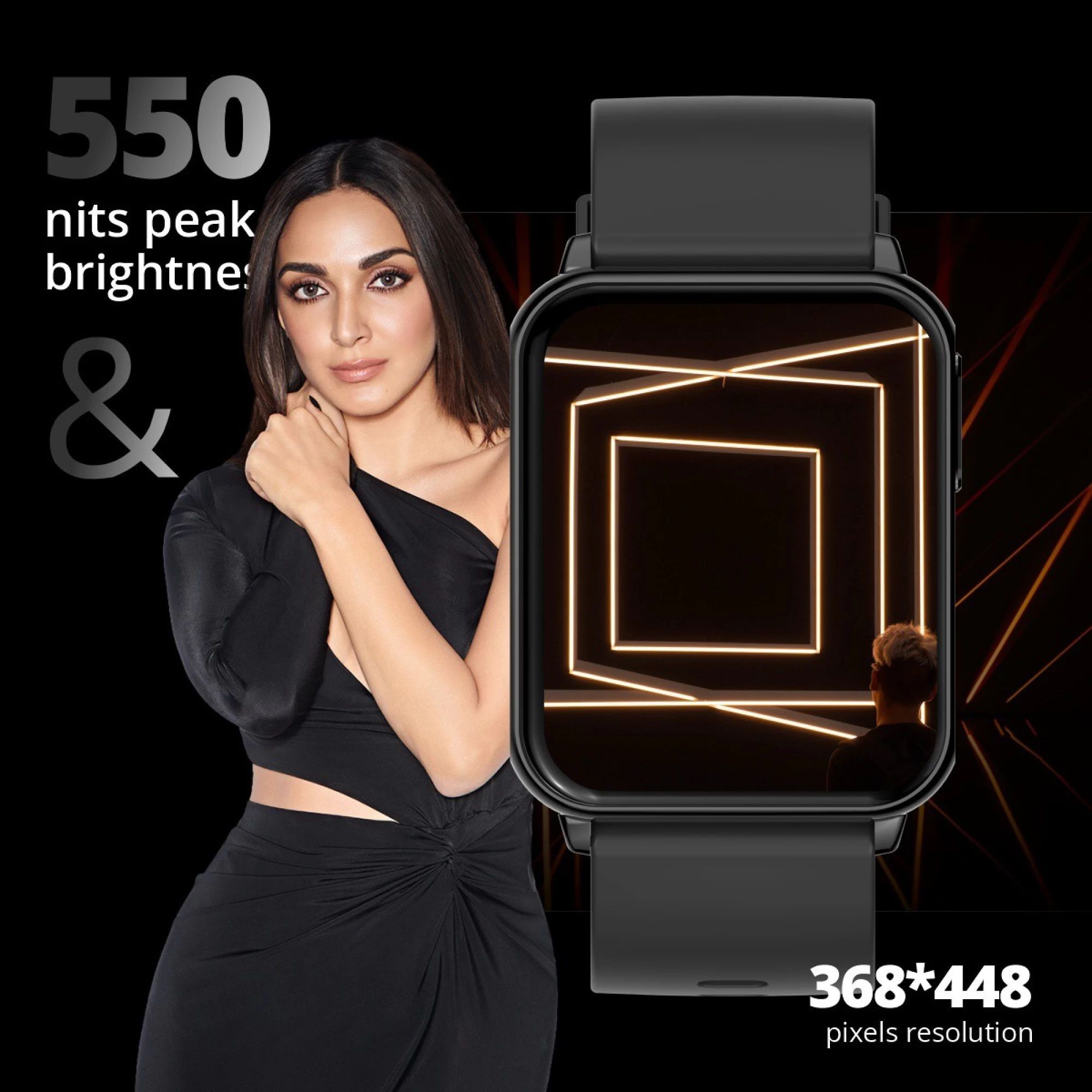 FIRE-BOLTT Hulk BSW052 Smartwatch with Bluetooth Calling (45mm AMOLED Display, IP67 Water Resistant, Black Strap) FIRE-BOLTT Hulk BSW052 Smartwatch with Bluetooth Calling (45mm AMOLED Display, IP67 Water Resistant, Black Strap)_11