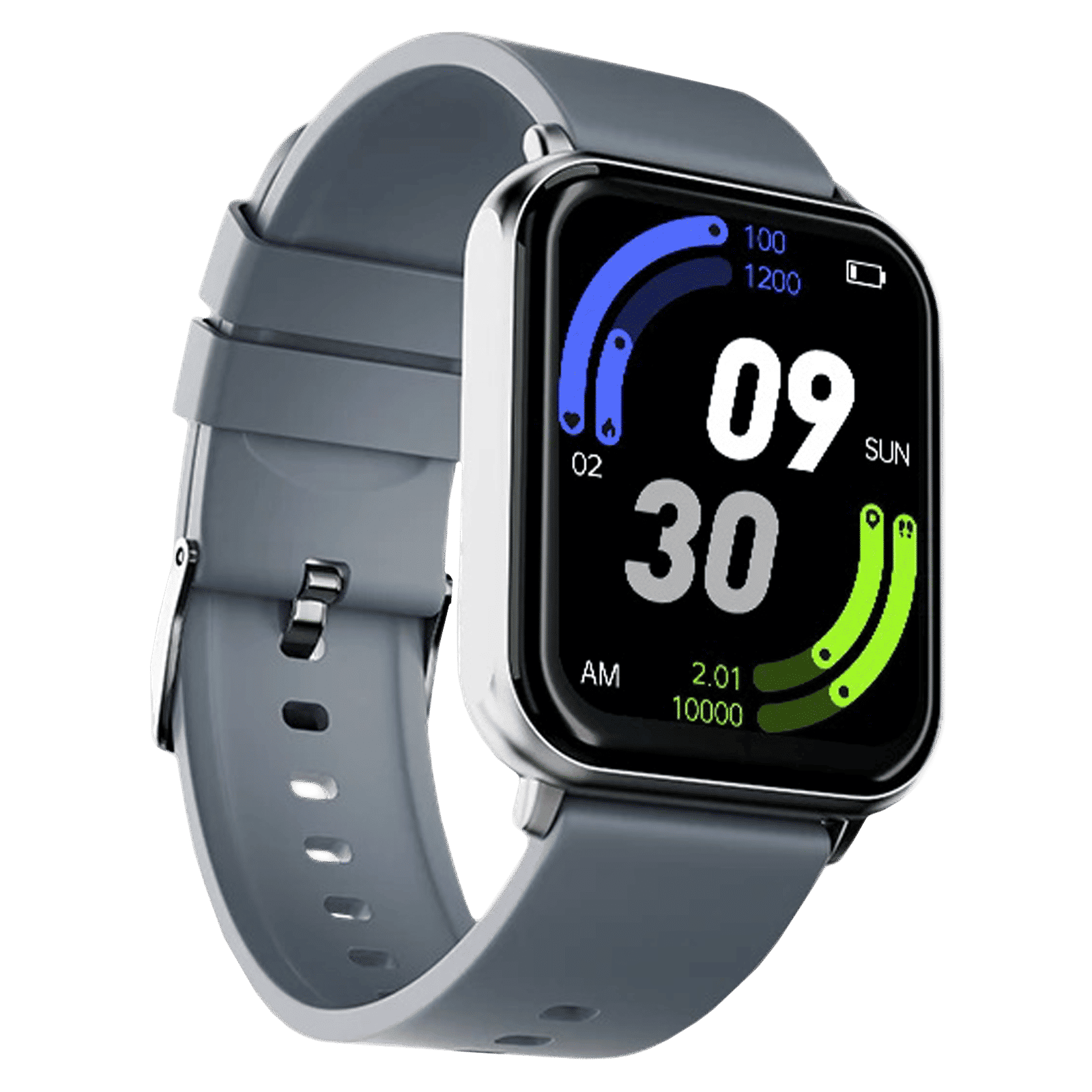 FIRE-BOLTT Hulk BSW052 Smartwatch with Bluetooth Calling (45mm AMOLED Display, IP67 Water Resistant, Grey Strap)_5