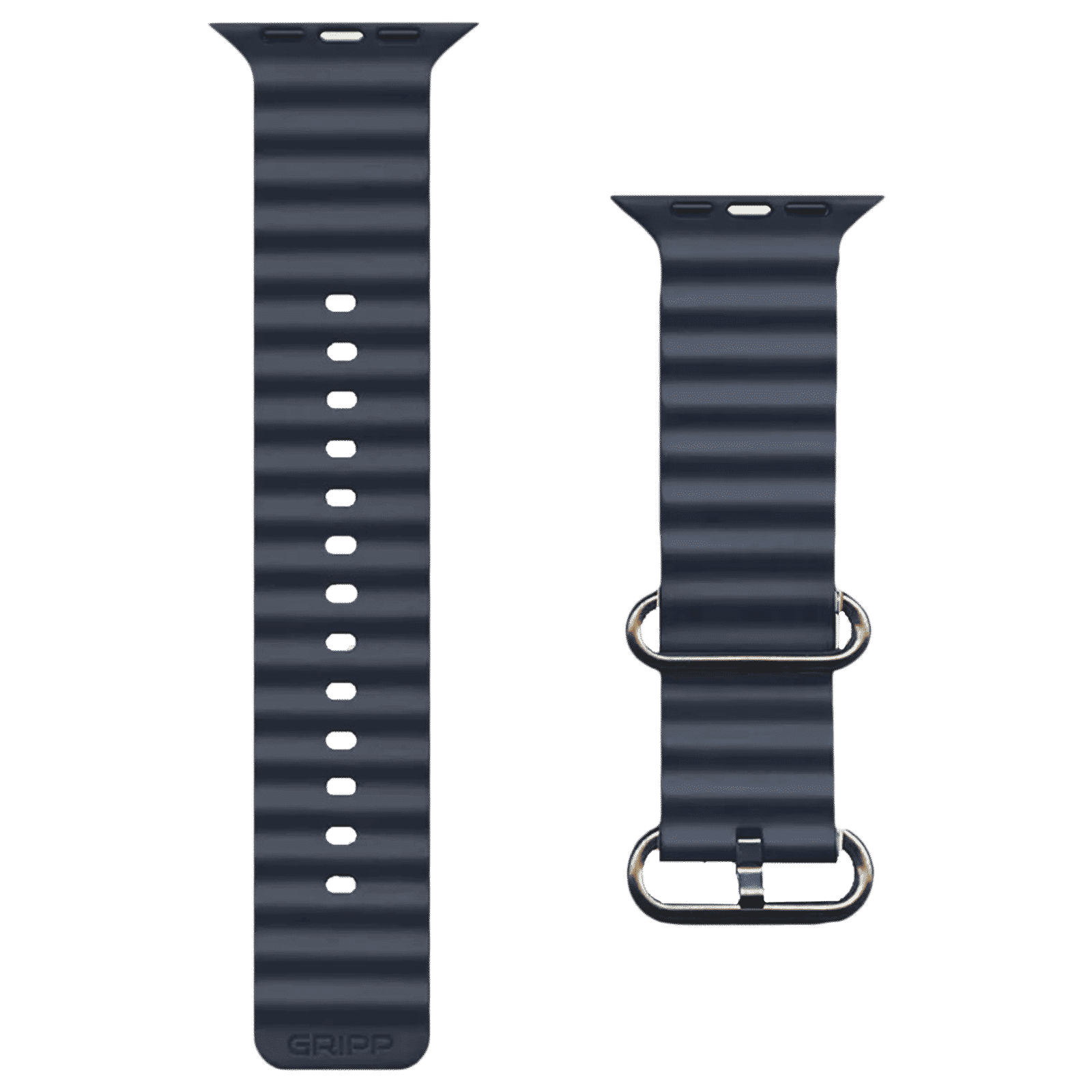 GRIPP Solo Silicon & Titanium Strap for Apple Watch Ultra 2, Ultra, Watch Series SE, 4, 5, 6, 7, 8, 9 & 10 (44mm / 45mm / 46mm / 49mm) (Water Resistant, Grey) GRIPP Solo Silicon & Titanium Strap for Apple Watch Ultra 2, Ultra, Watch Series SE, 4, 5, 6, 7, 8, 9 & 10 (44mm / 45mm / 46mm / 49mm) (Water Resistant, Grey)_1