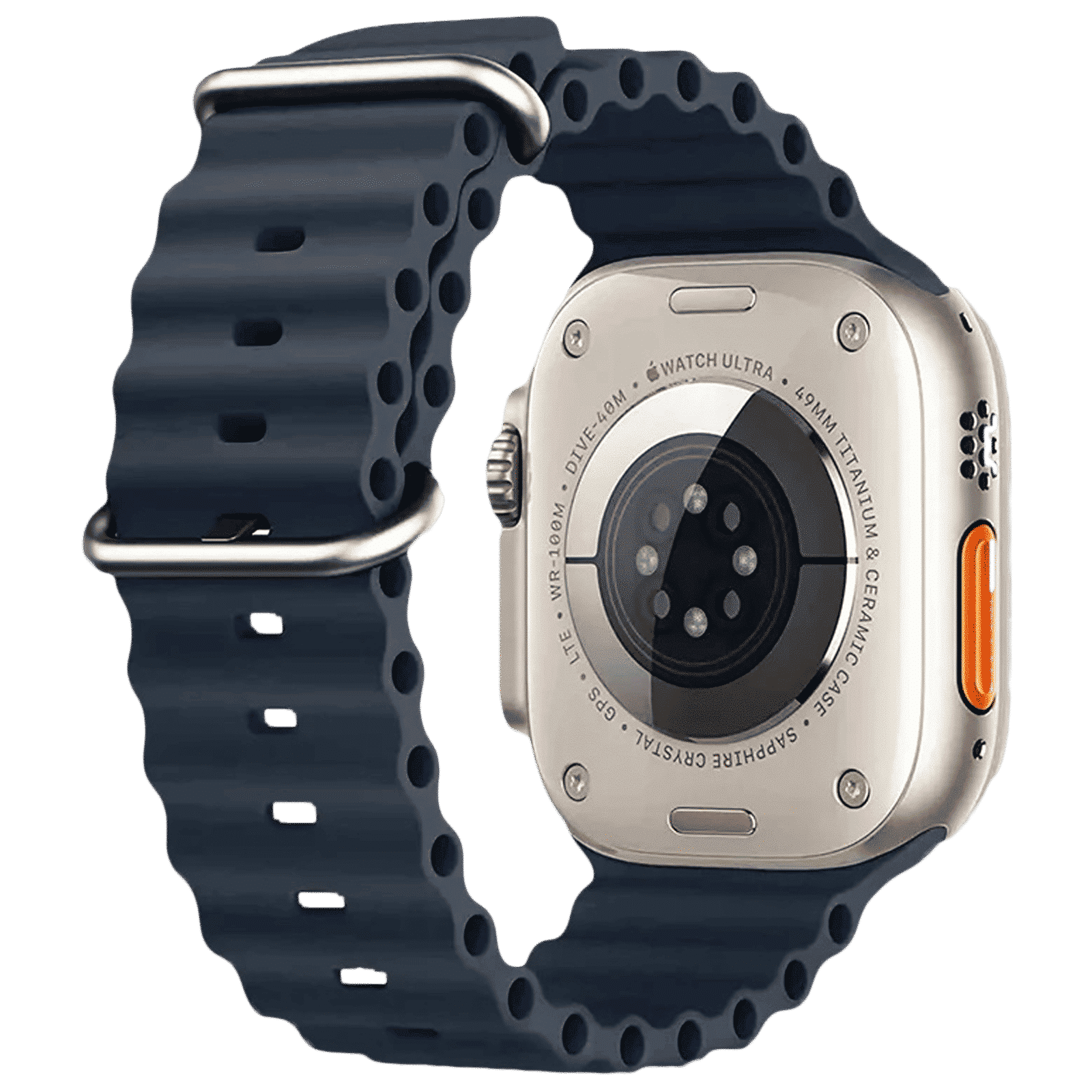 GRIPP Solo Silicon & Titanium Strap for Apple Watch Ultra 2, Ultra, Watch Series SE, 4, 5, 6, 7, 8, 9 & 10 (44mm / 45mm / 46mm / 49mm) (Water Resistant, Grey) GRIPP Solo Silicon & Titanium Strap for Apple Watch Ultra 2, Ultra, Watch Series SE, 4, 5, 6, 7, 8, 9 & 10 (44mm / 45mm / 46mm / 49mm) (Water Resistant, Grey)_5