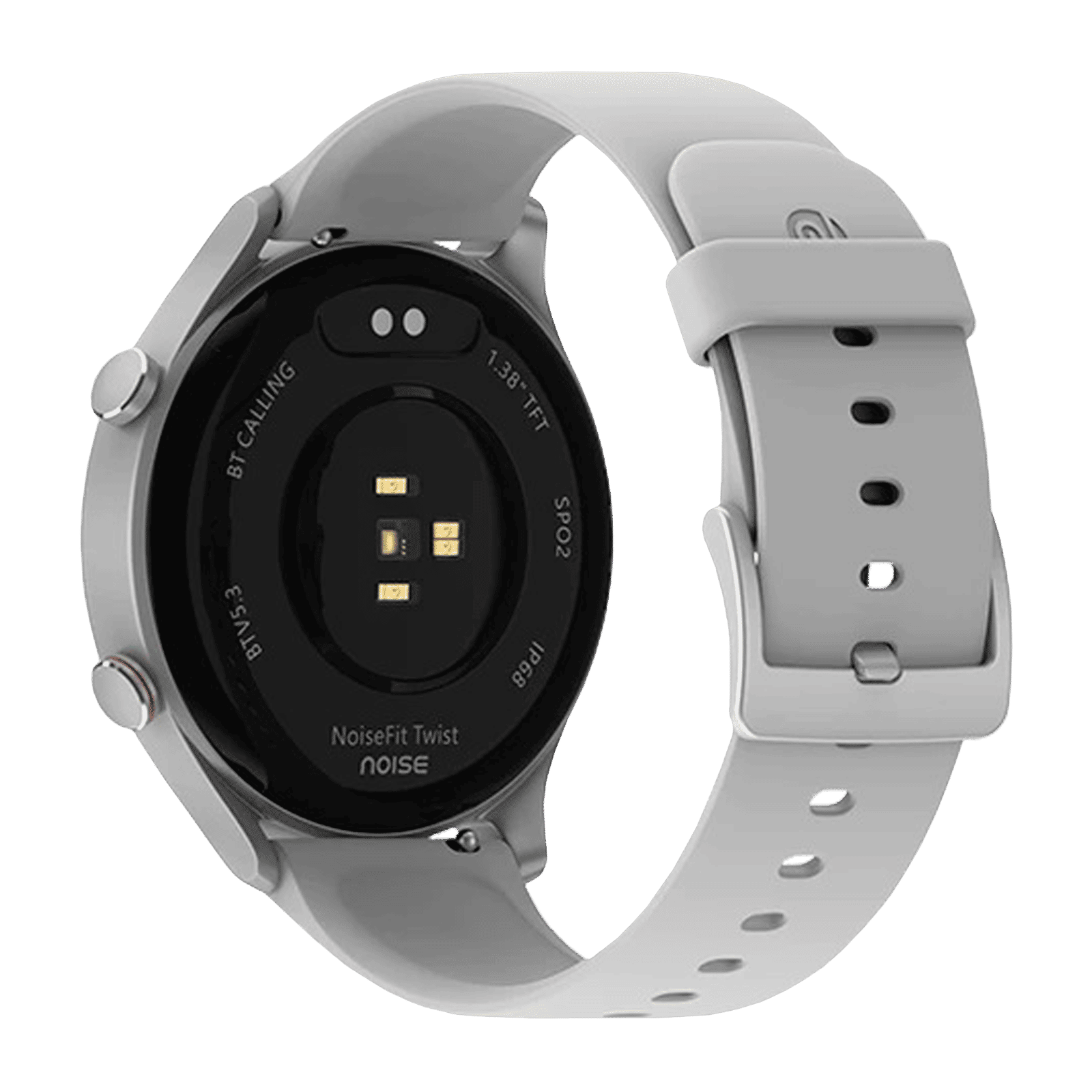 noise NoiseFit Twist Smartwatch with Bluetooth Calling (35mm TFT Display, IP68 Water Resistant, Silver Grey Strap)_5
