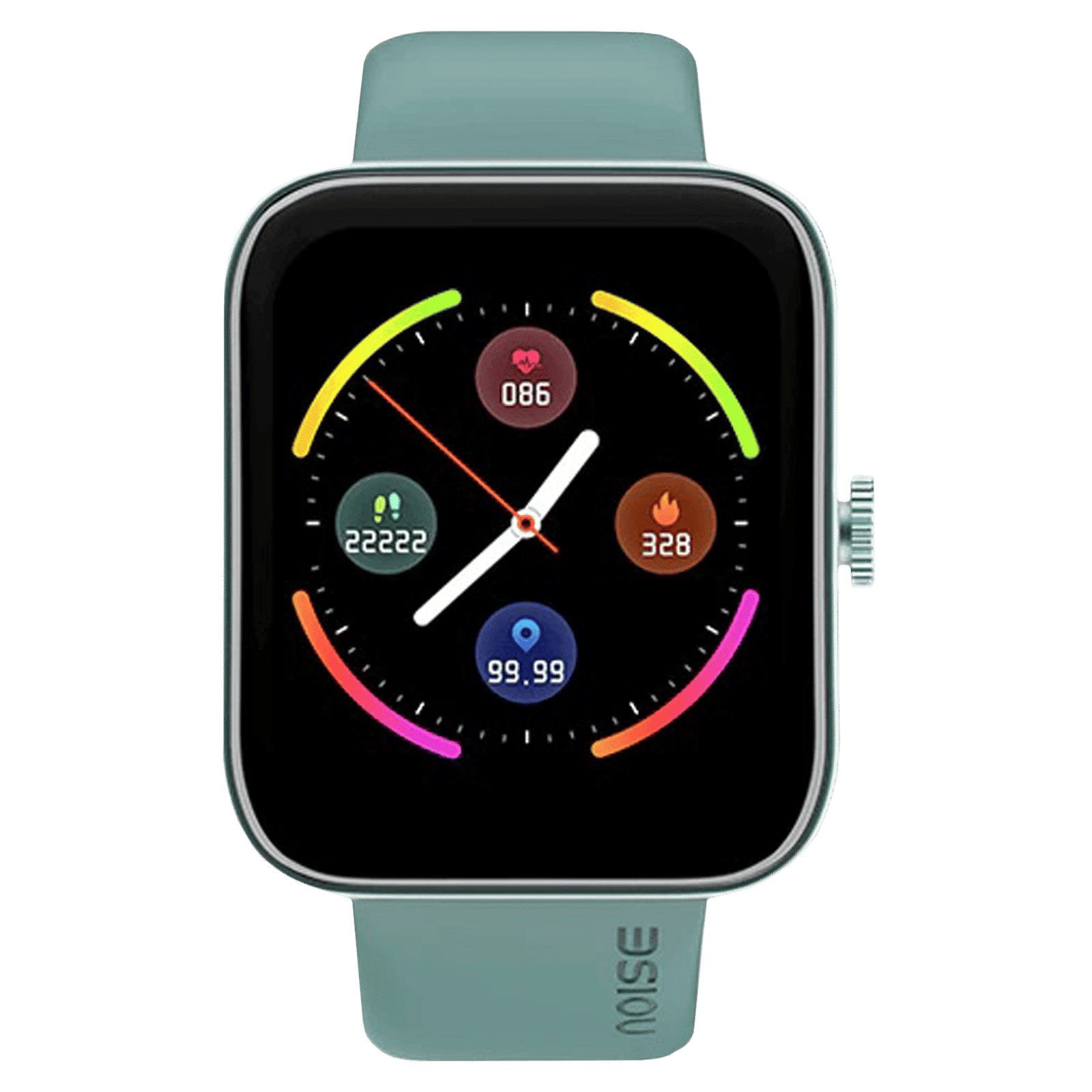 noise ColorFit Pulse Buzz Smartwatch with Bluetooth Calling (42.92mm TFT LCD Display, IP68 Waterproof, Olive Green Strap)_1