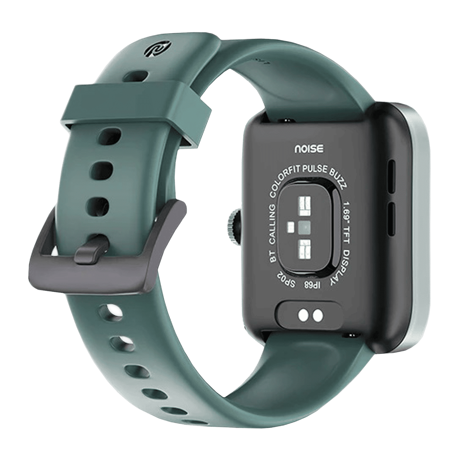 noise ColorFit Pulse Buzz Smartwatch with Bluetooth Calling (42.92mm TFT LCD Display, IP68 Waterproof, Olive Green Strap)_5