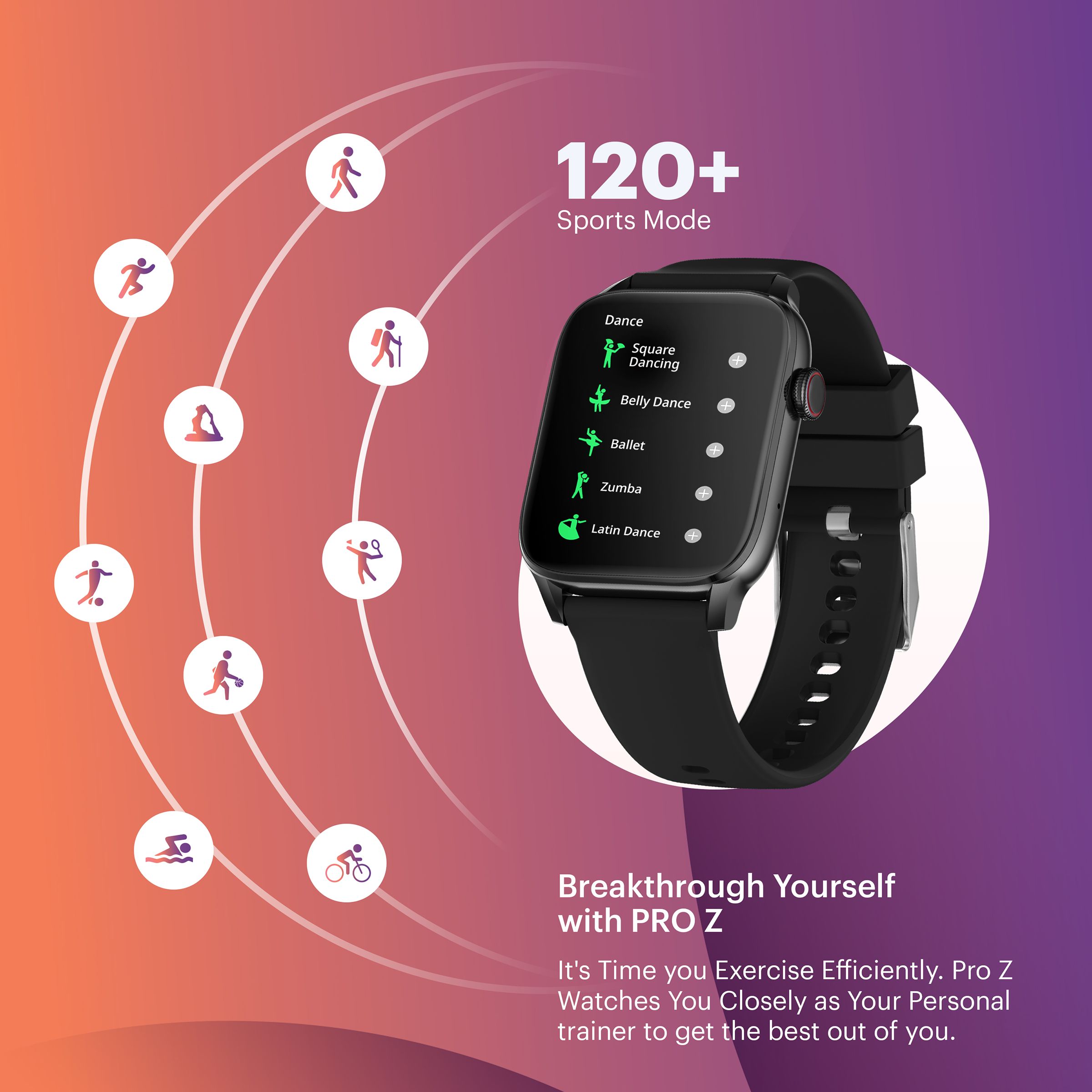 in base Urban Pro Z Smartwatch with Bluetooth Calling (46.9mm HD Display, IP67 Water Resistant, Black Strap)_8