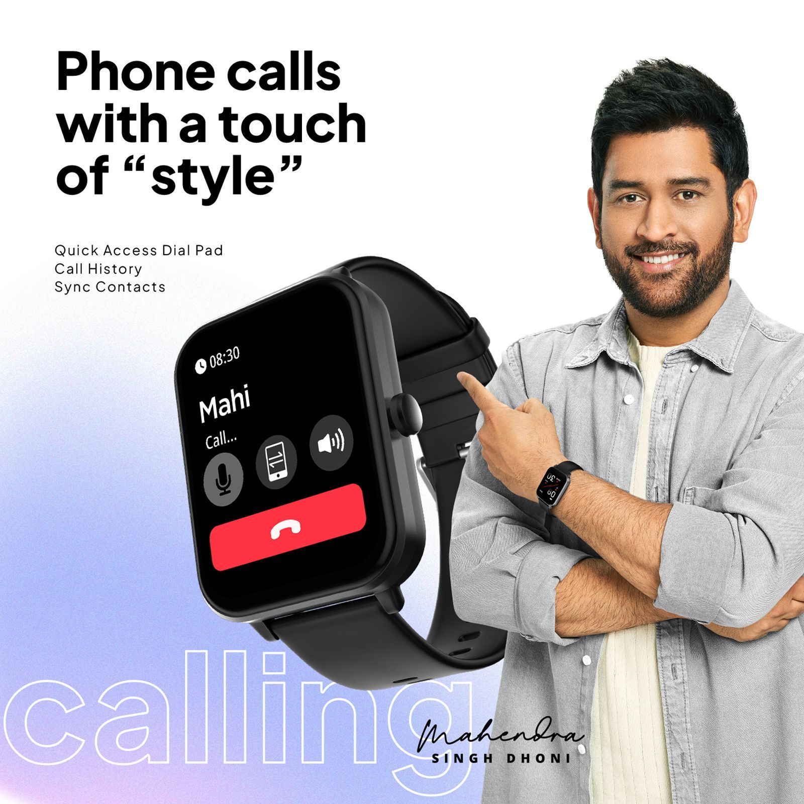 FIRE-BOLTT Tide Plus BSW120 Smartwatch with Bluetooth Calling (46.5mm Curved Display, IP67 Water Resistant, Black Strap)_9