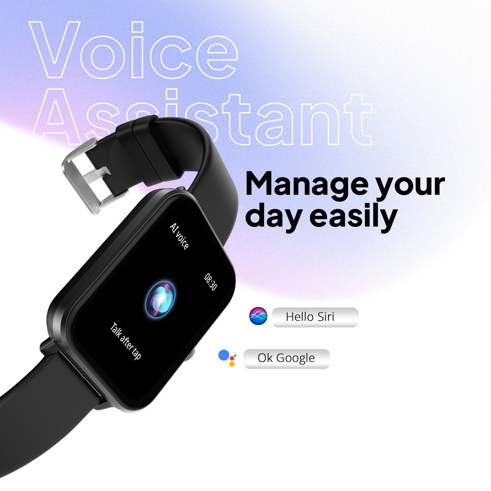 FIRE-BOLTT Tide Plus BSW120 Smartwatch with Bluetooth Calling (46.5mm Curved Display, IP67 Water Resistant, Black Strap)_10