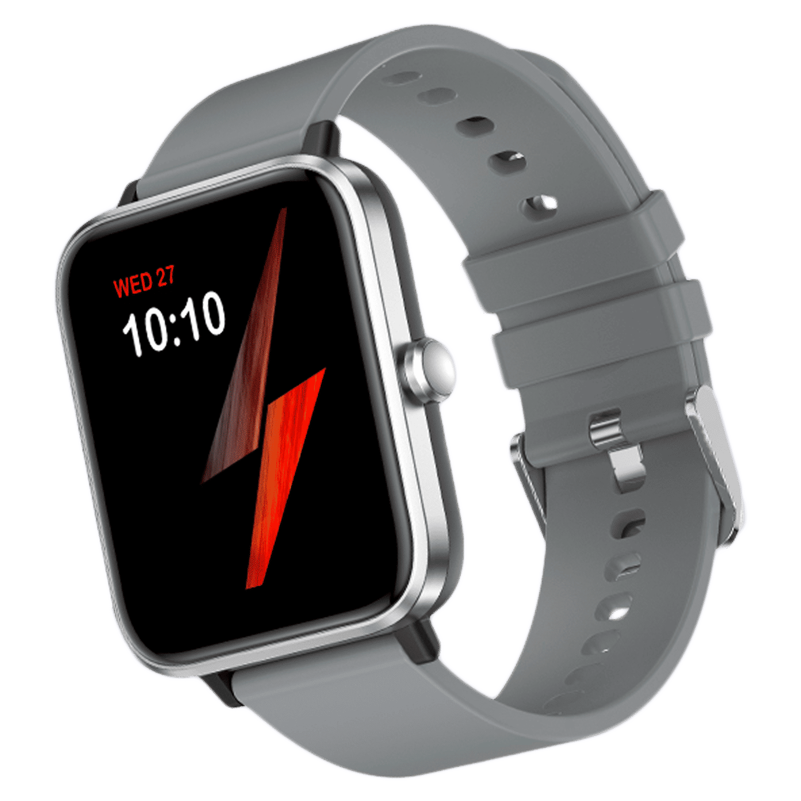 FIRE-BOLTT Tide Plus BSW120 Smartwatch with Bluetooth Calling (46.5mm Curved Display, IP67 Water Resistant, Grey Strap)_1